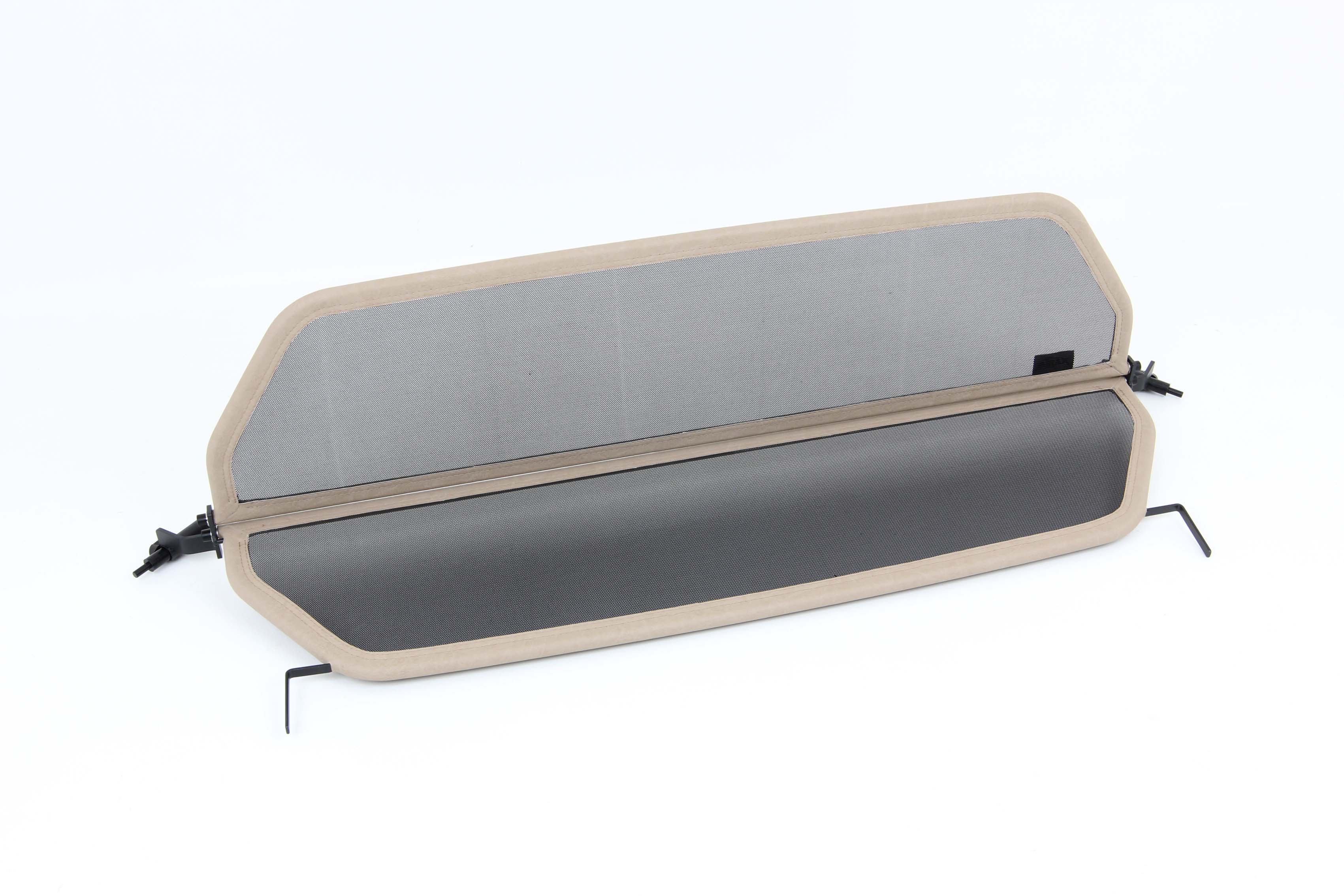 AIRAX Windschott für Jaguar XK8 Typ 100 mit Schnellverschluss in beige