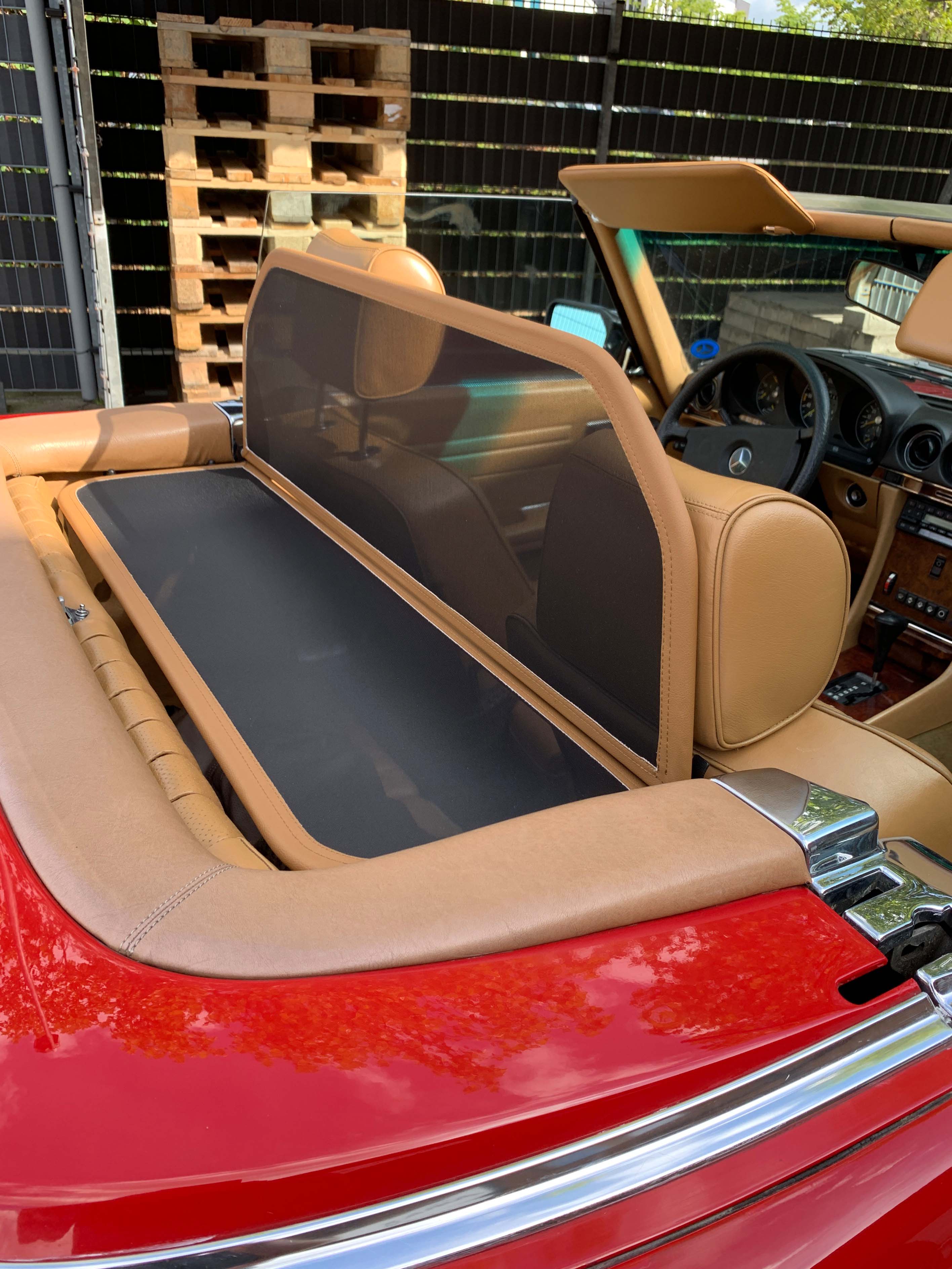 Airax Windschott für Mercedes SL R 107 in dattel