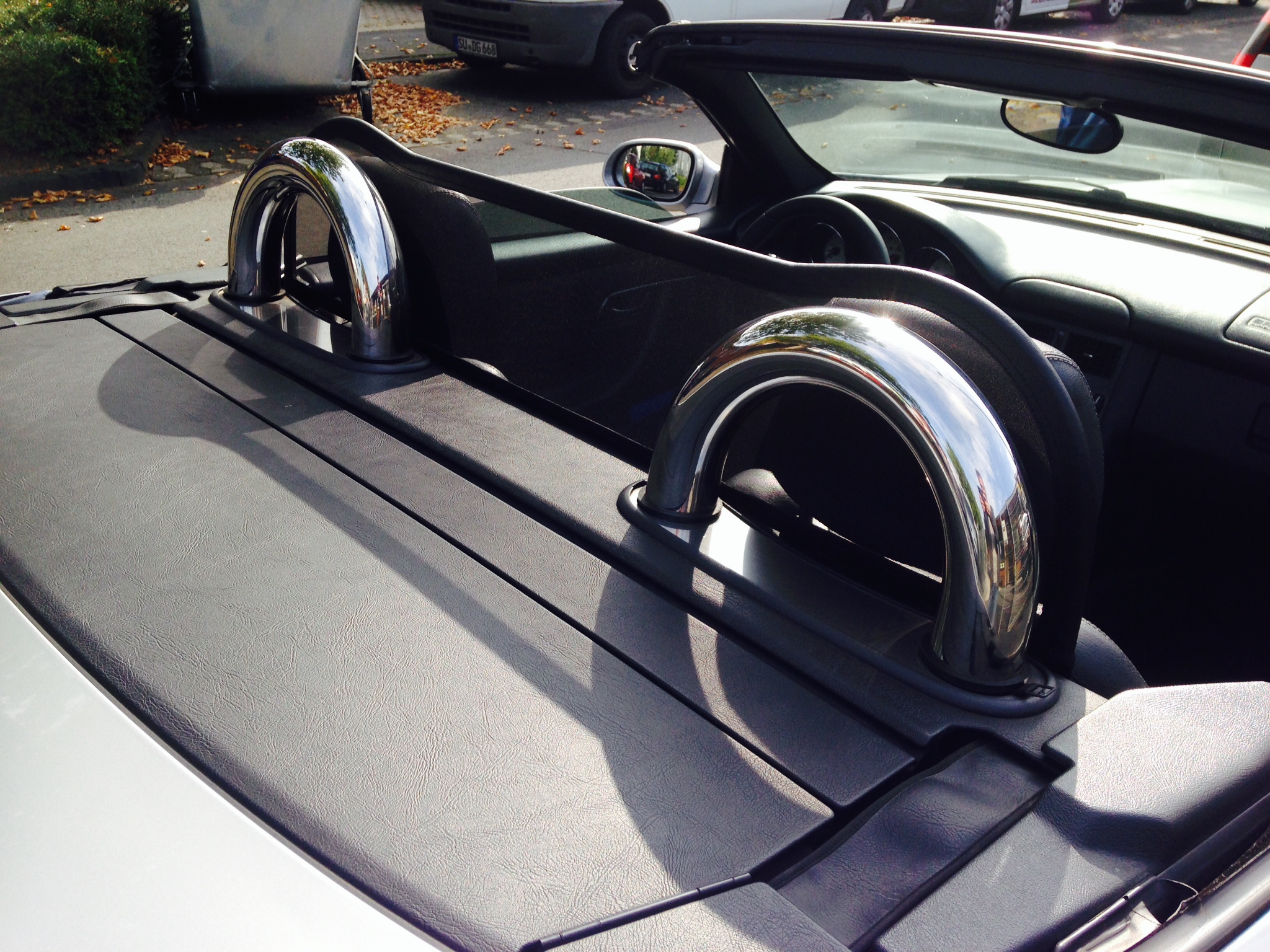 Wind deflector Mercedes SLK R170 with original bar fit