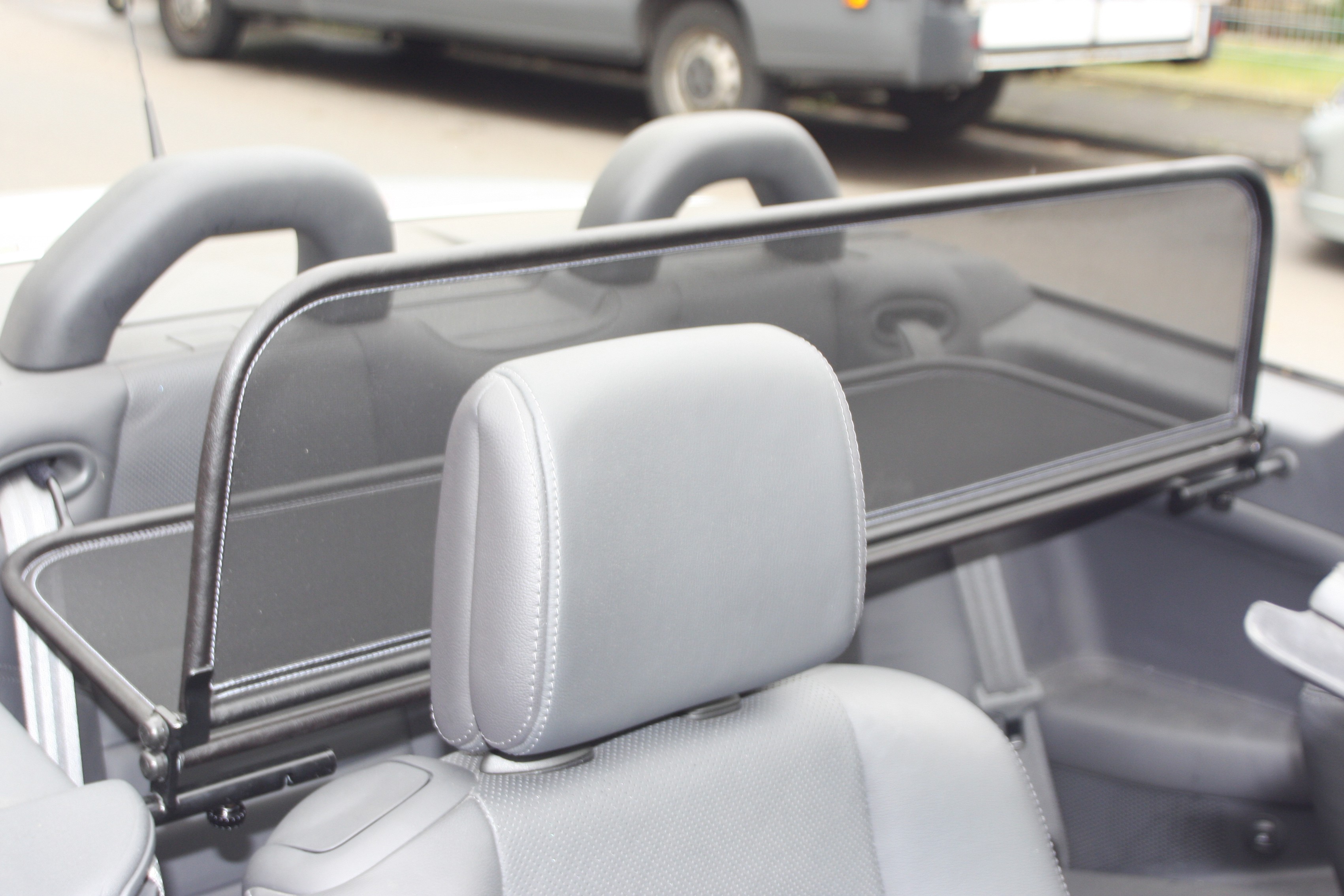 Deflector de viento AIRAX para Renault Megane II diseño de espejo con bolsillo