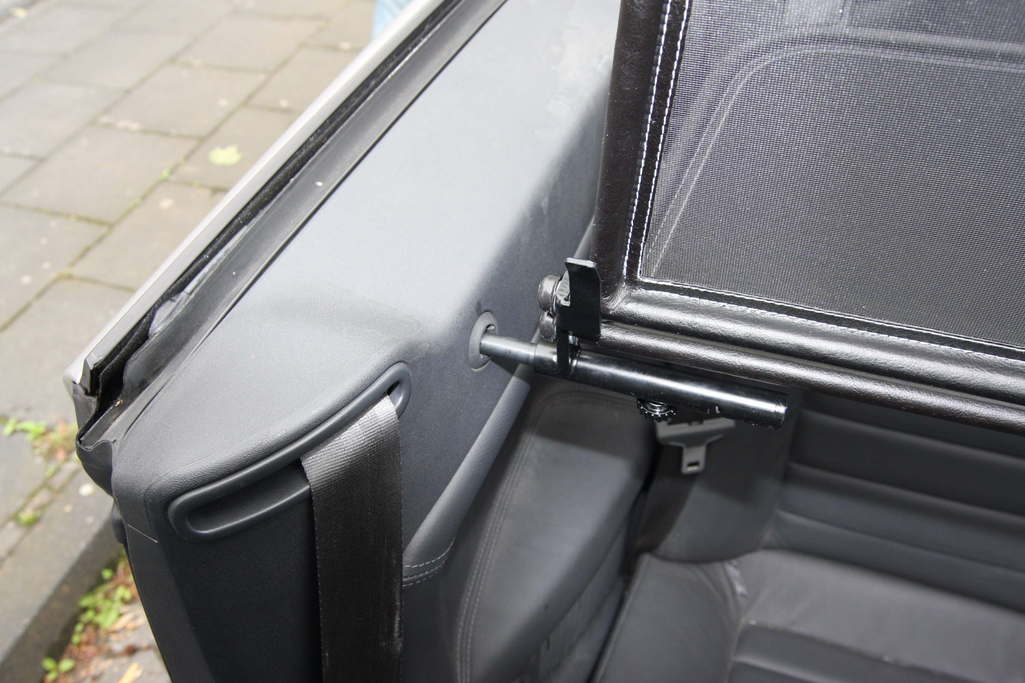 Deflector de viento AIRAX para Renault Megane II diseño de espejo con bolsillo