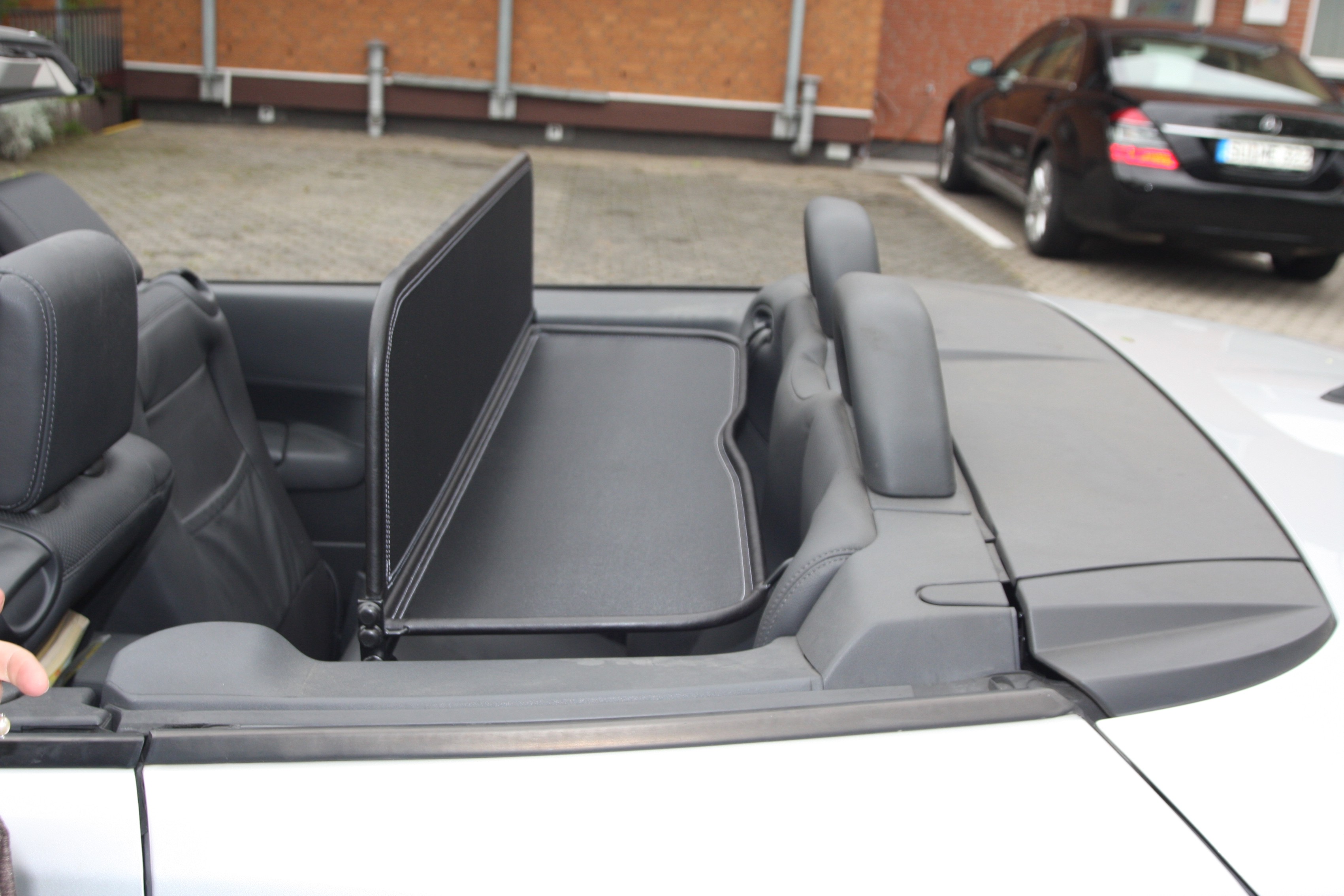 Deflector de viento AIRAX para Renault Megane II diseño de espejo con bolsillo