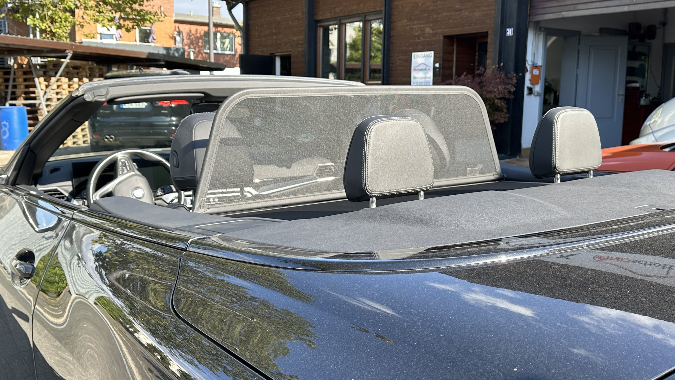 Windschott für BMW 4er Typ G23 mit Schnellverschluss 