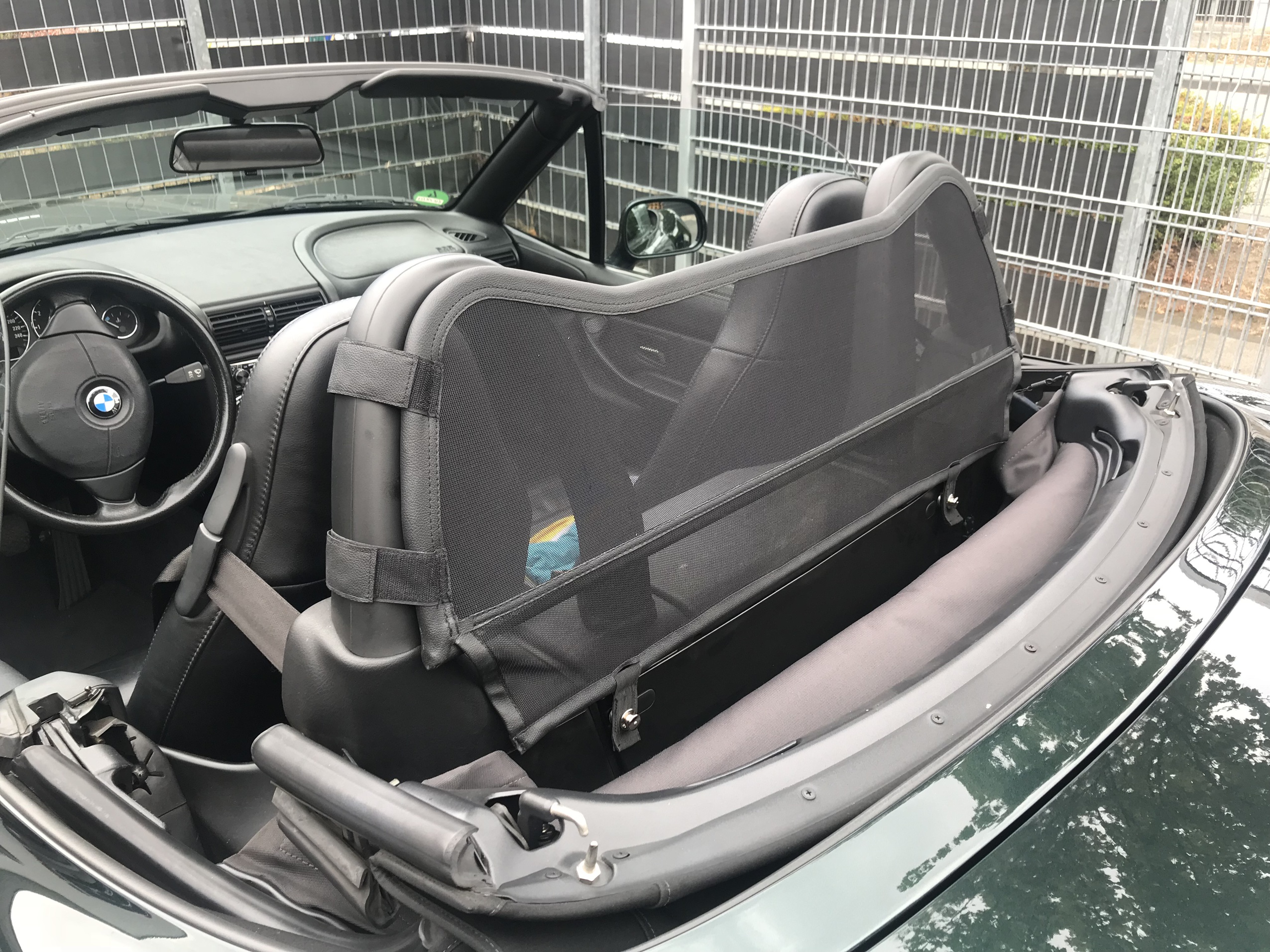 AIRAX Windschott für BMW Z3 wenn original Bügel vorhanden ist mit Tasche