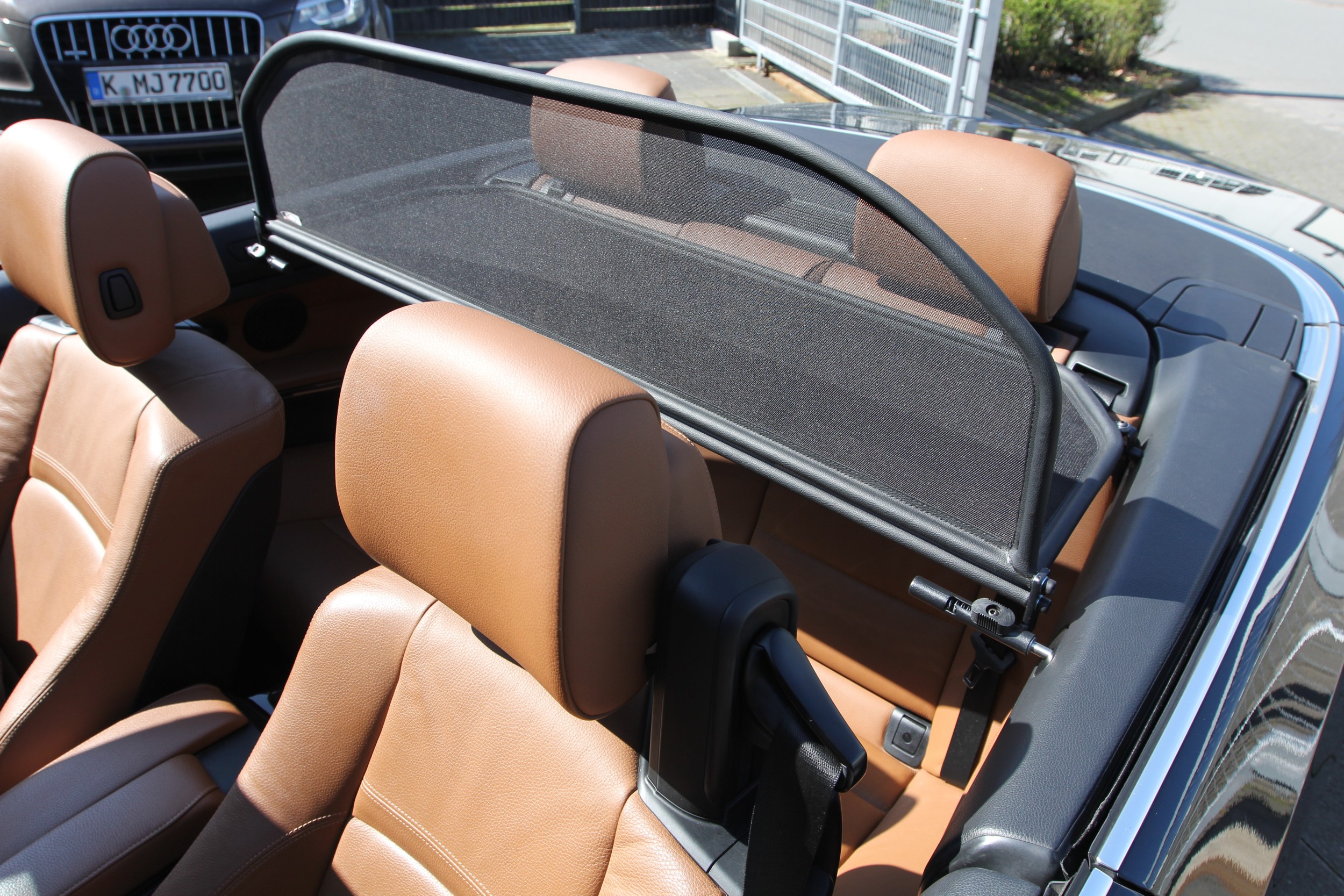 AIRAX Windschott für BMW E93 Federsystem schwarz