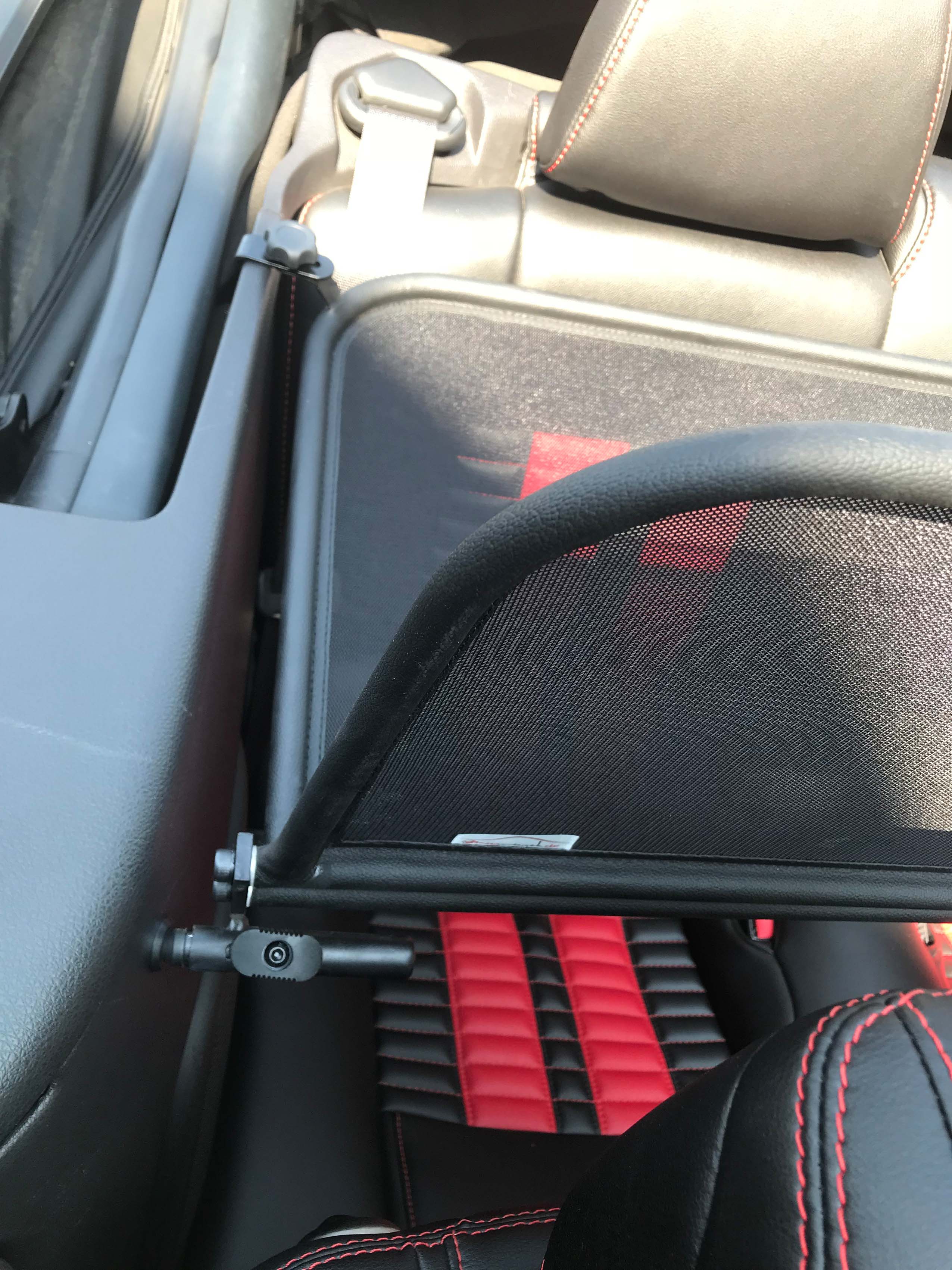 AIRAX Windschott für Ford Mustang V Spiegeldesign mit Tasche