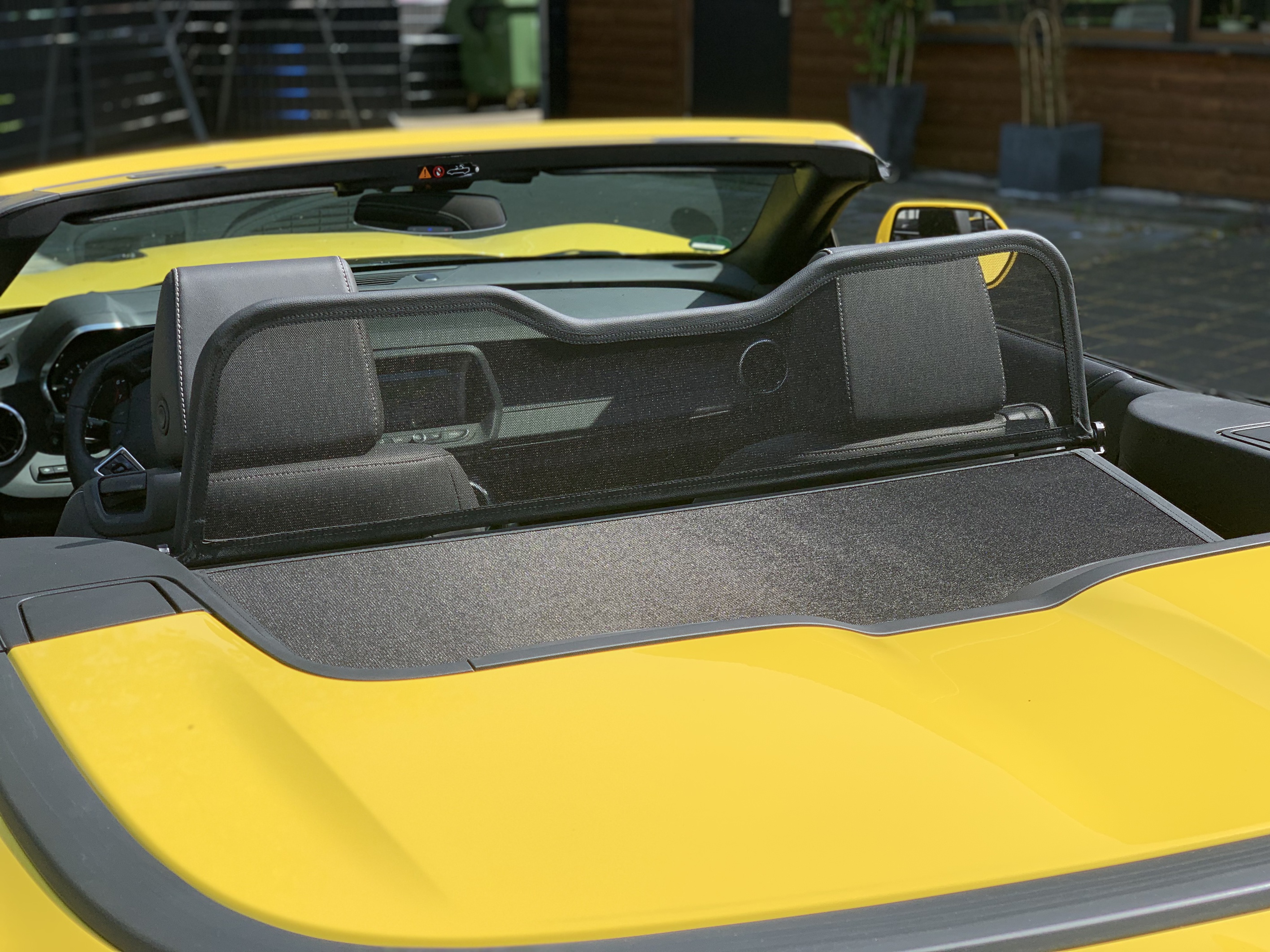 Windschott wind deflector für Chevrolet Camaro Convertible 6.Gen. ab Bj