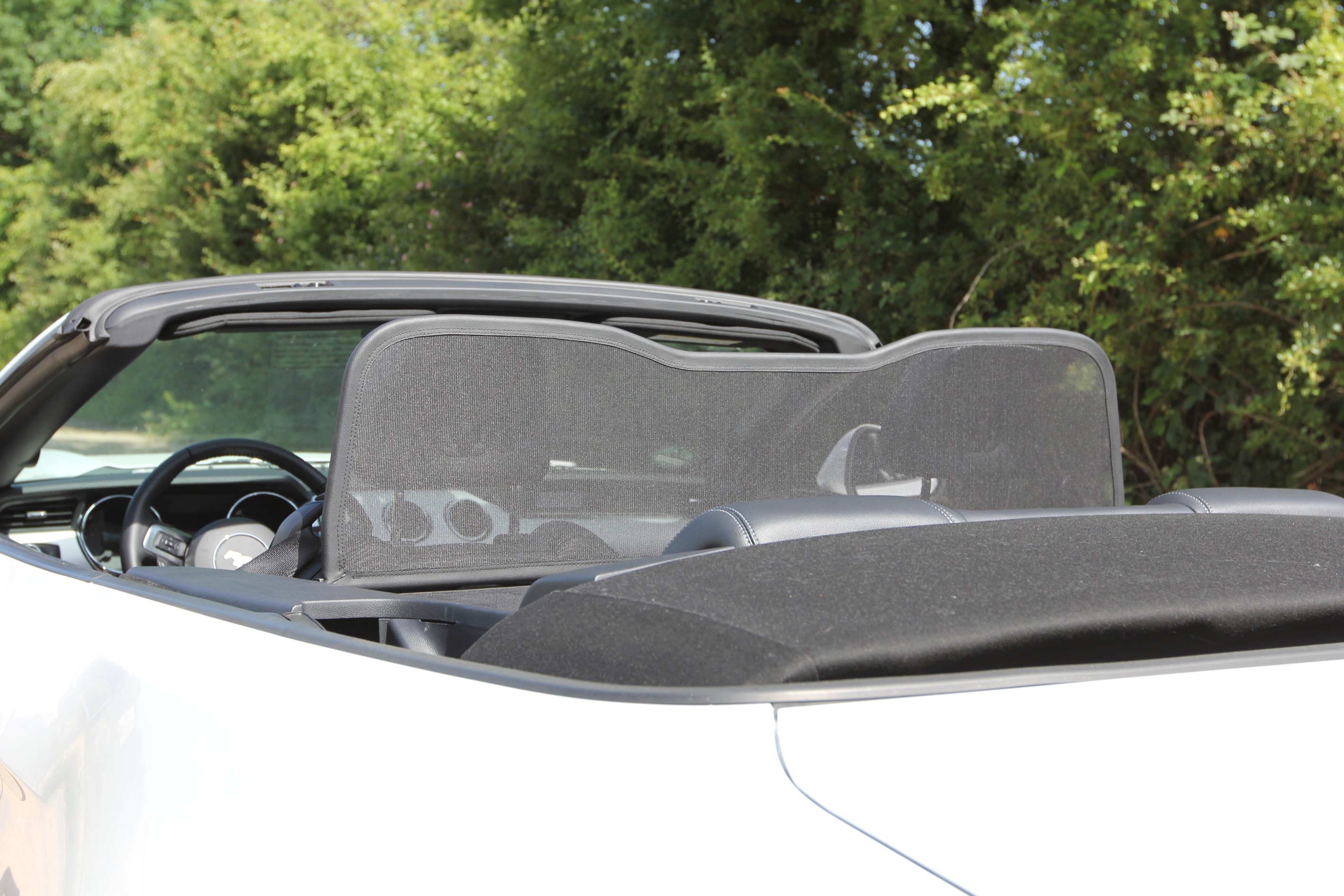 AIRAX Windschott für Ford Mustang VI VII mit Schnellverschluss Mirror Design Mark 3