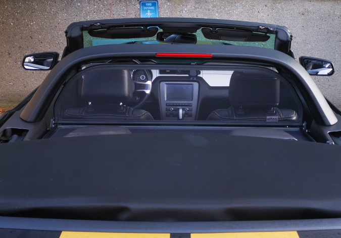 AIRAX Windschott für Ford Mustang V Lightbar Design mit Schnellverschluss