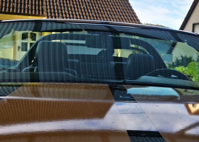 AIRAX Windschott für Ford Mustang V Lightbar Design mit Schnellverschluss