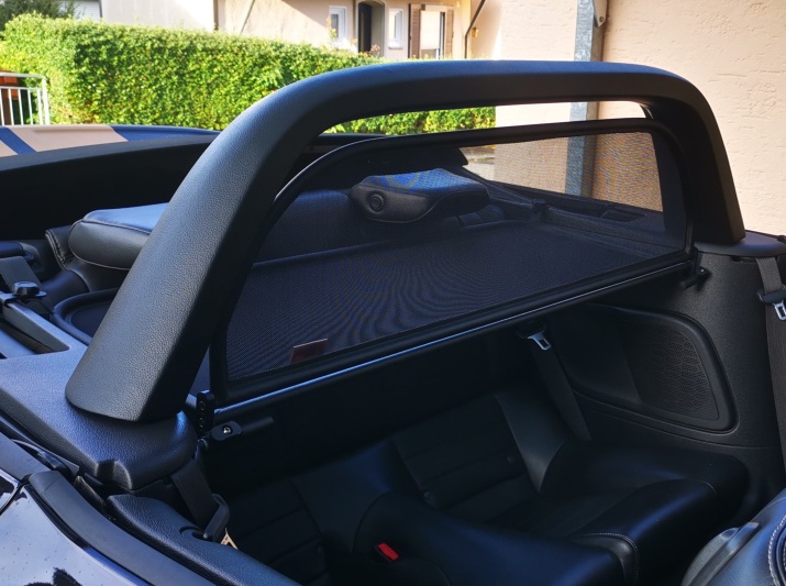 AIRAX Windschott für Ford Mustang V Lightbar Design mit Schnellverschluss