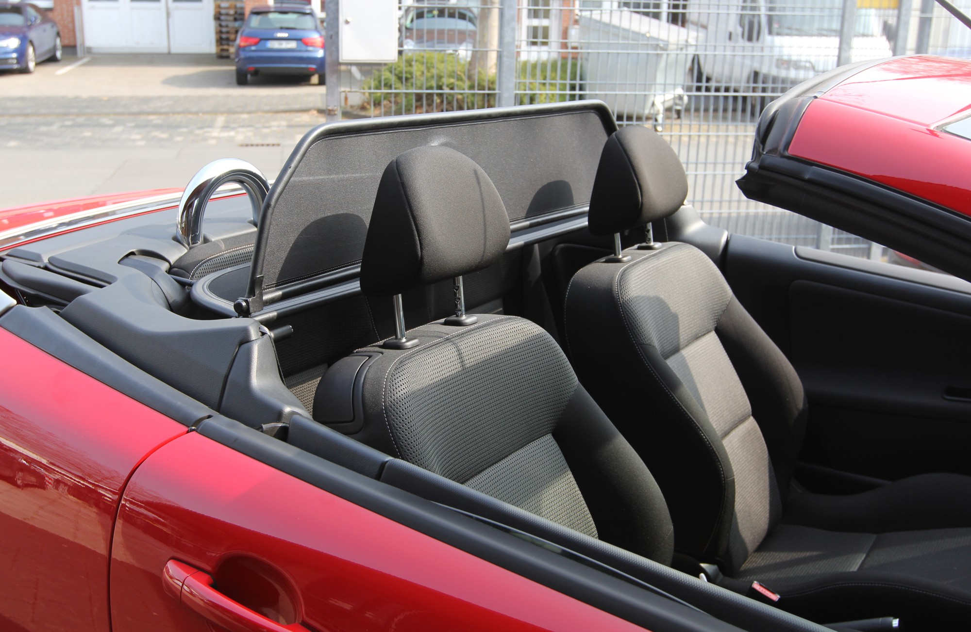 AIRAX Windschott für Peugeot 207 CC Carbon Optik