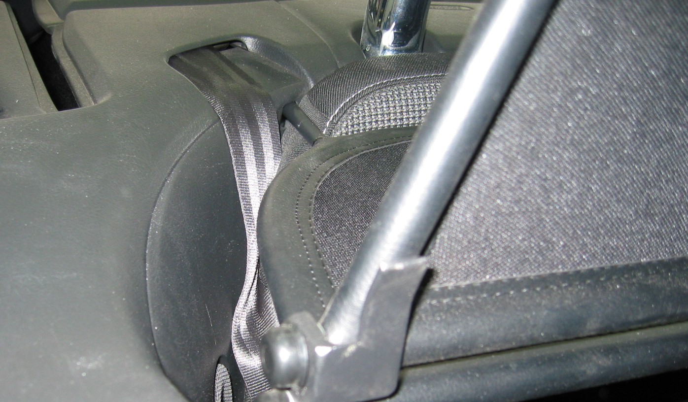 AIRAX Windschott für Peugeot 207 CC Carbon Optik