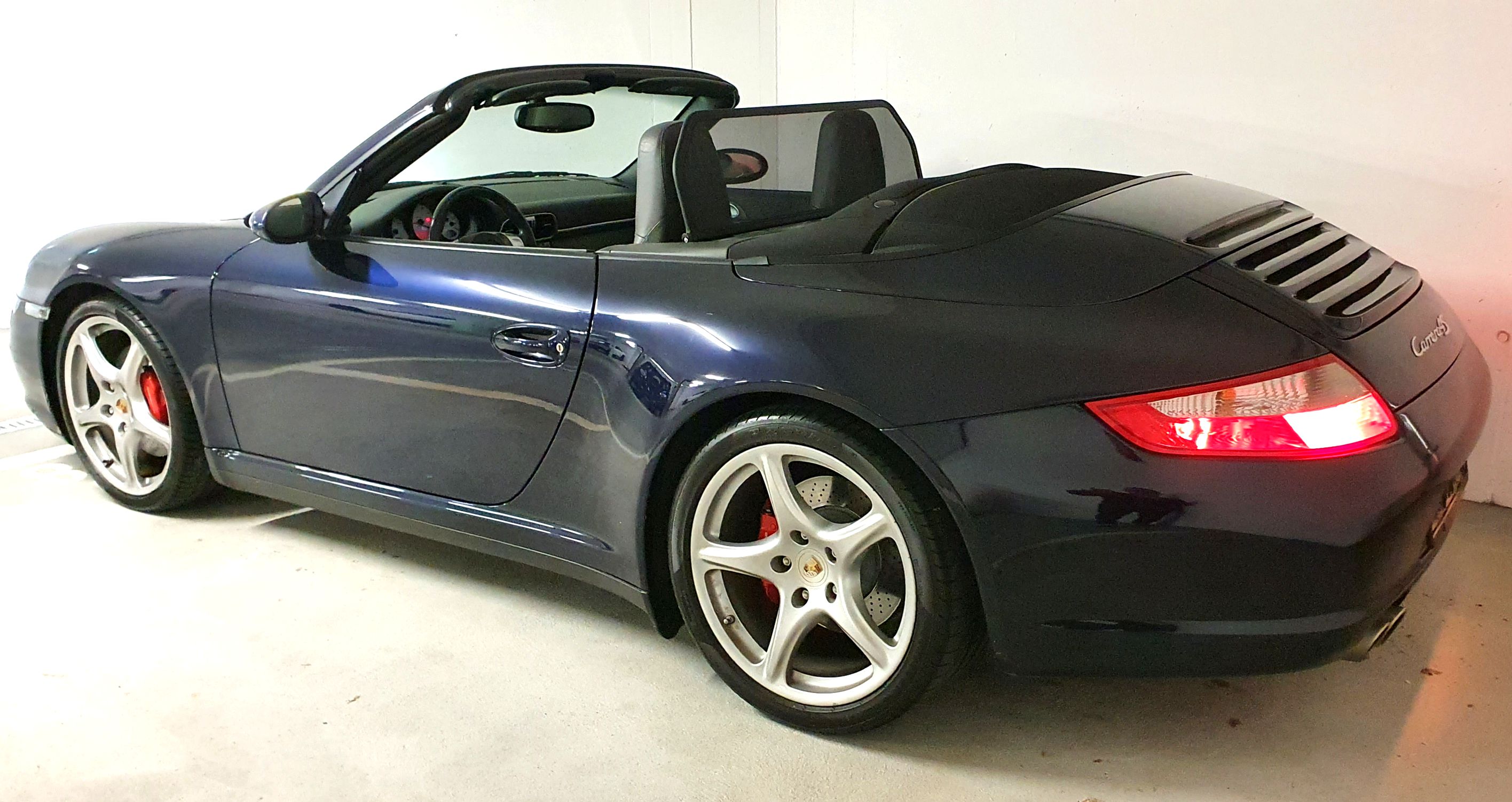 AIRAX Windschott für Porsche Carrera 911 Typ 996 & 997 mit Schnellverschluss 