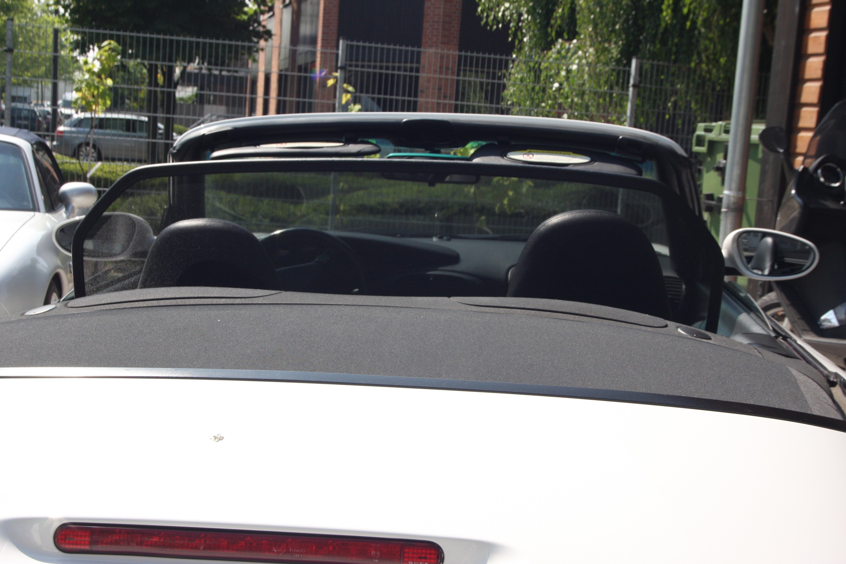 AIRAX Windschott für Porsche Carrera 911 Typ 996 & 997 mit Schnellverschluss 