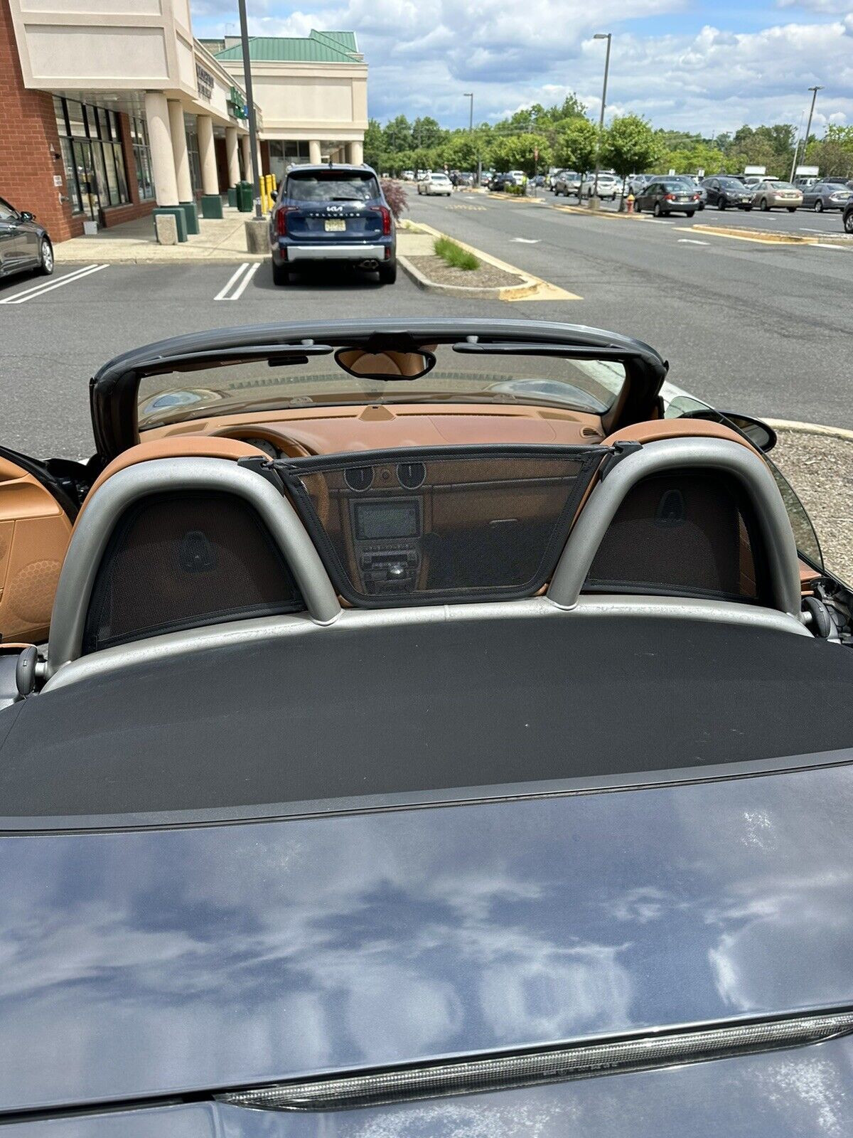 AIRAX wind deflector for Porsche Boxster Type 987 middle 
