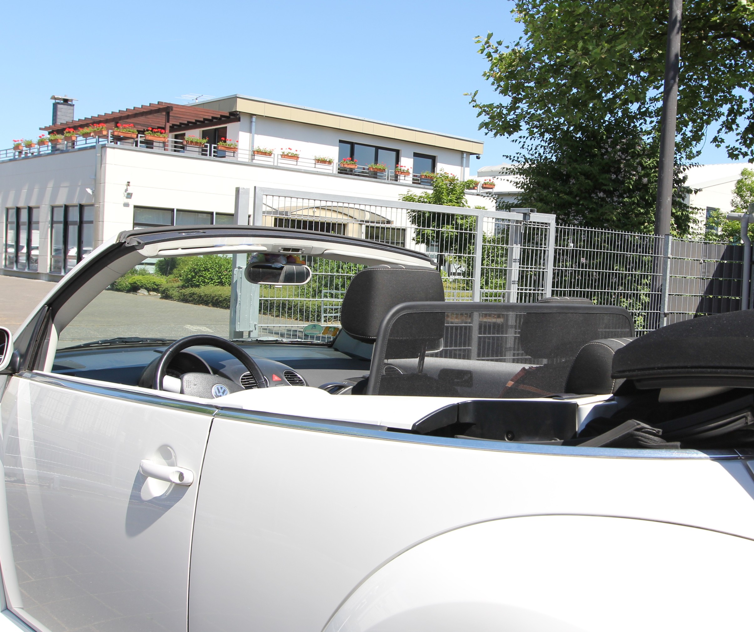 Windschott VW Beetle Cabrio mit Federsystem