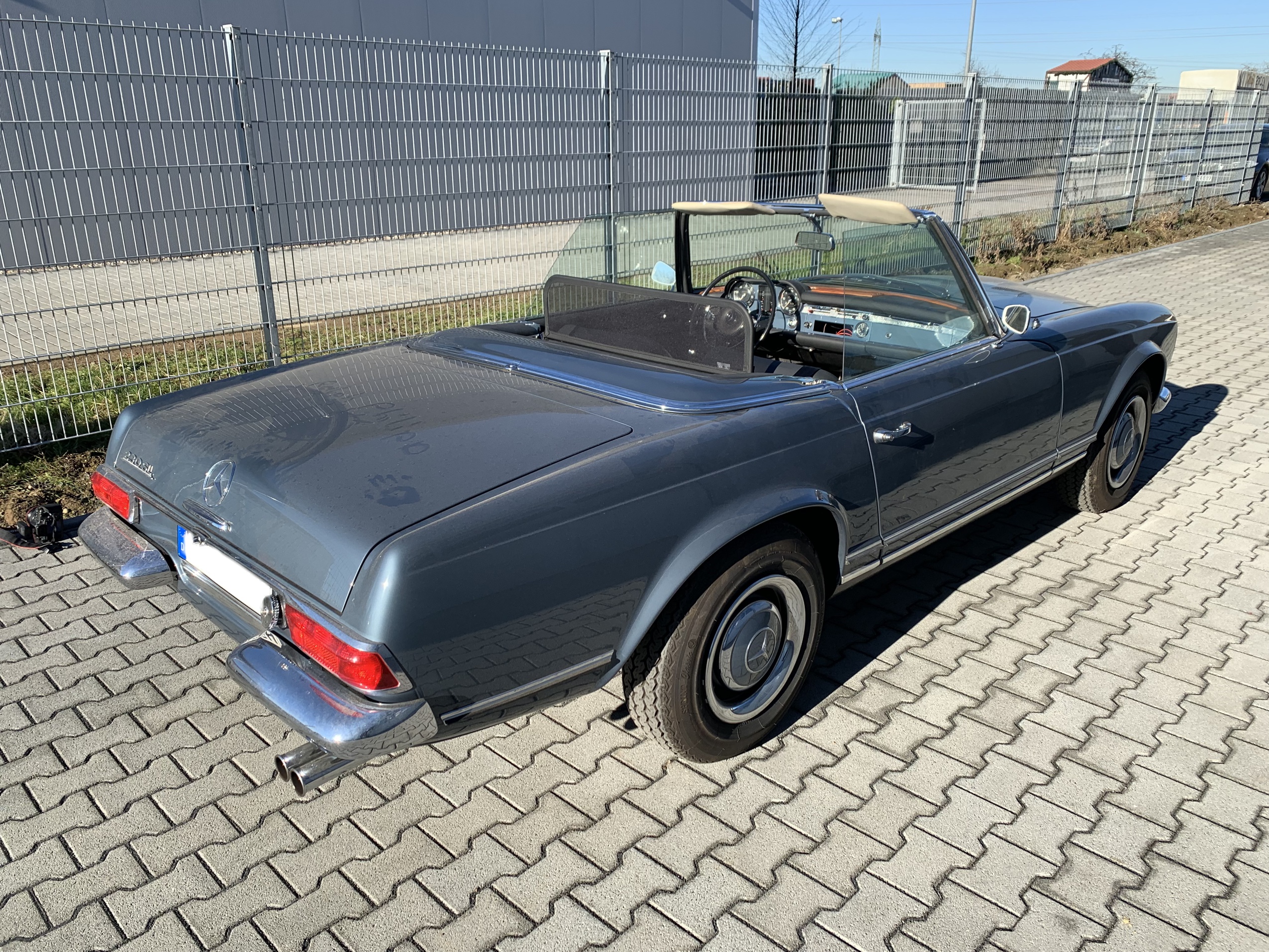 Airax pare-vent convient à Mercedes W113 Pagode 230SL, 250SL, 280SL 