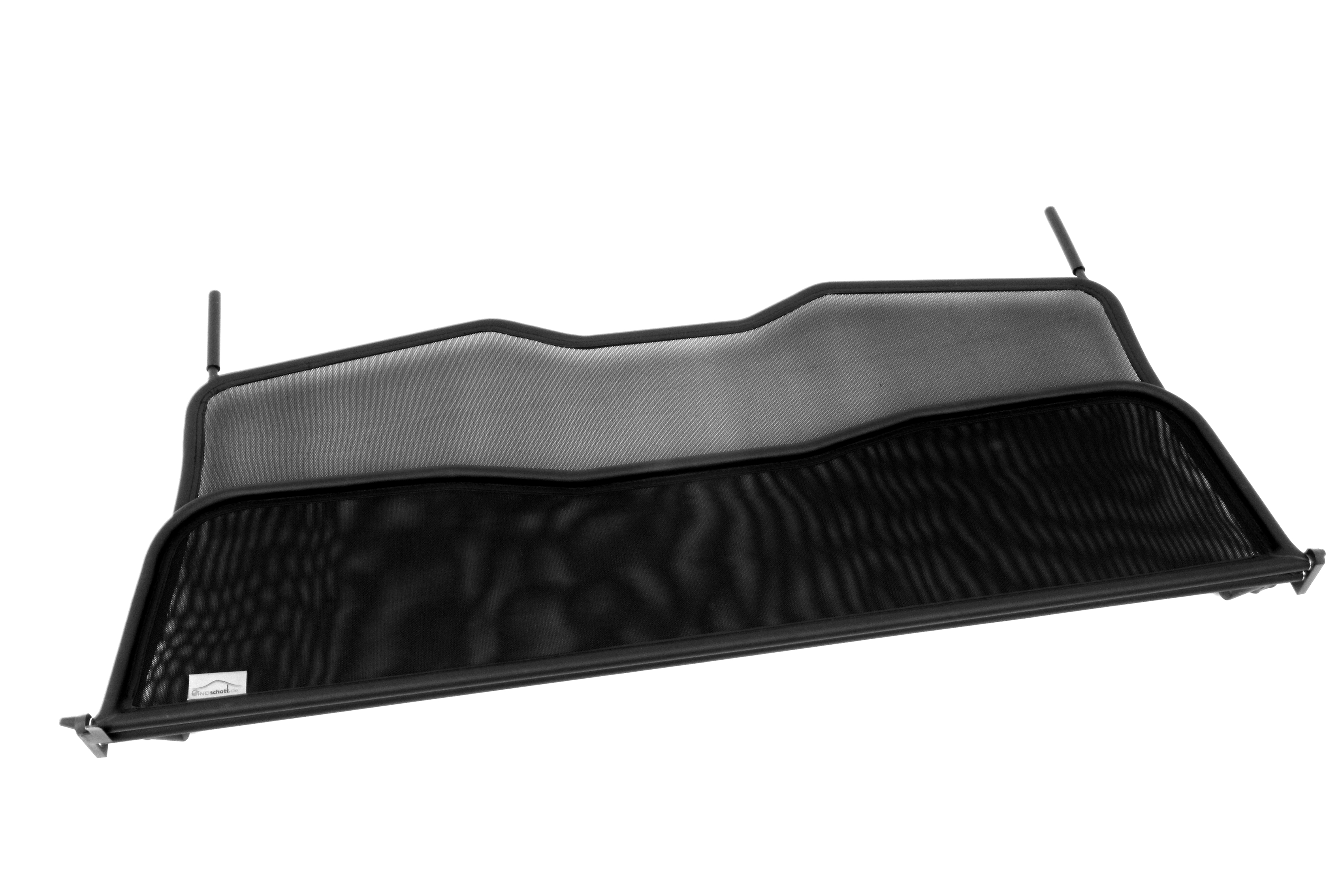 AIRAX Windschott für Ford Mustang VI mit Schnellverschluss Mirror Design Mark 3