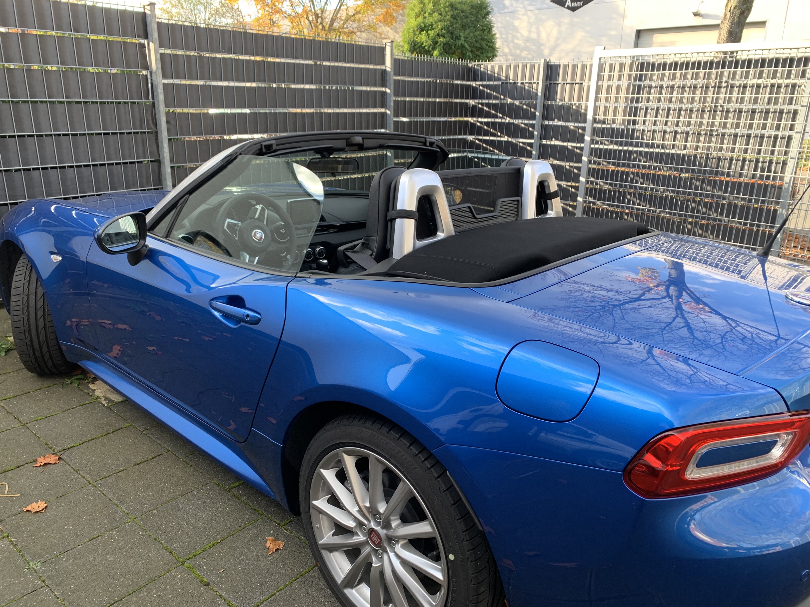 Airax wind deflector suitable for Fiat 124 Spider Roadster  