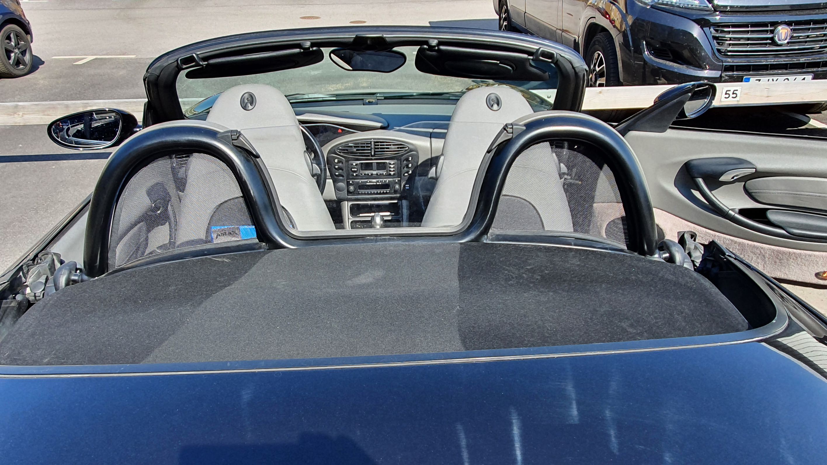 Airax deflettore del vento adatto per Porsche Boxster Typ 986 Cabrio  