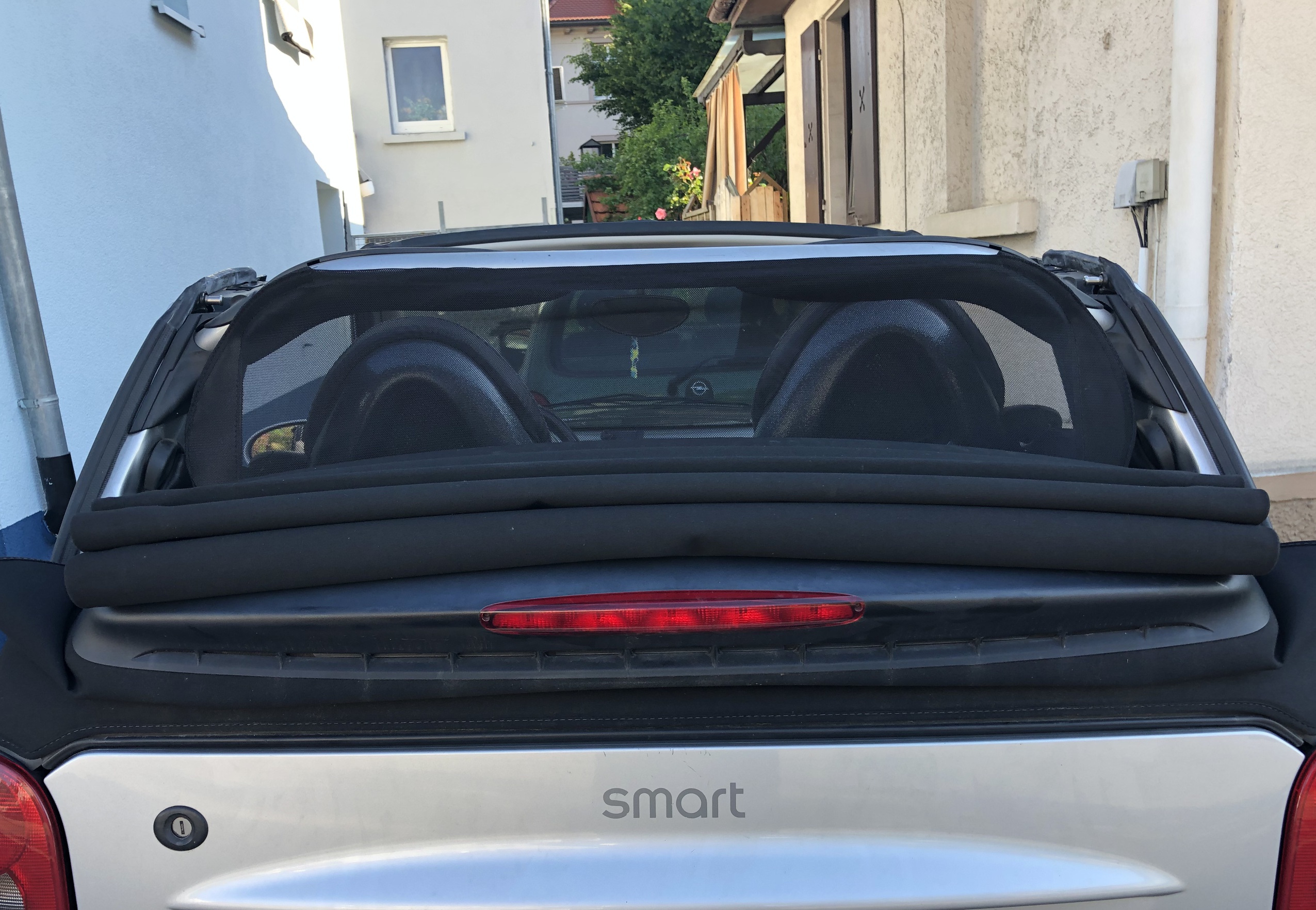 Airax deflector de viento adecuado para Smart Fortwo 450 Cabrio  