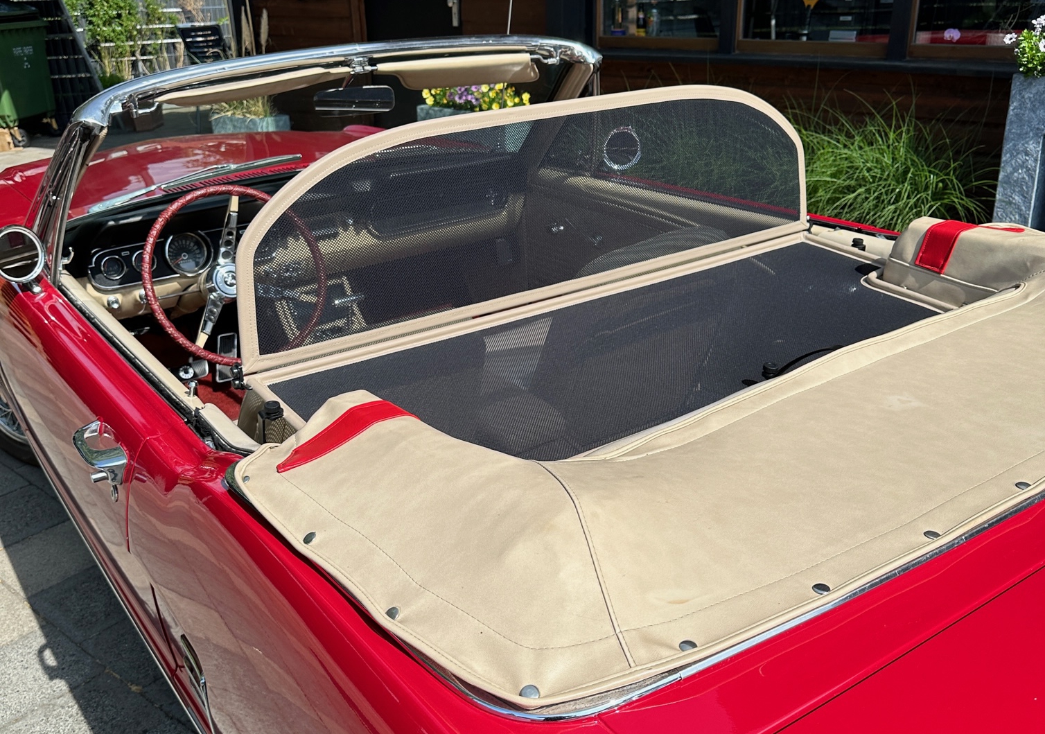 Windscherm geschikt voor Ford Mustang 1,2,3 Convertible Cabrio  