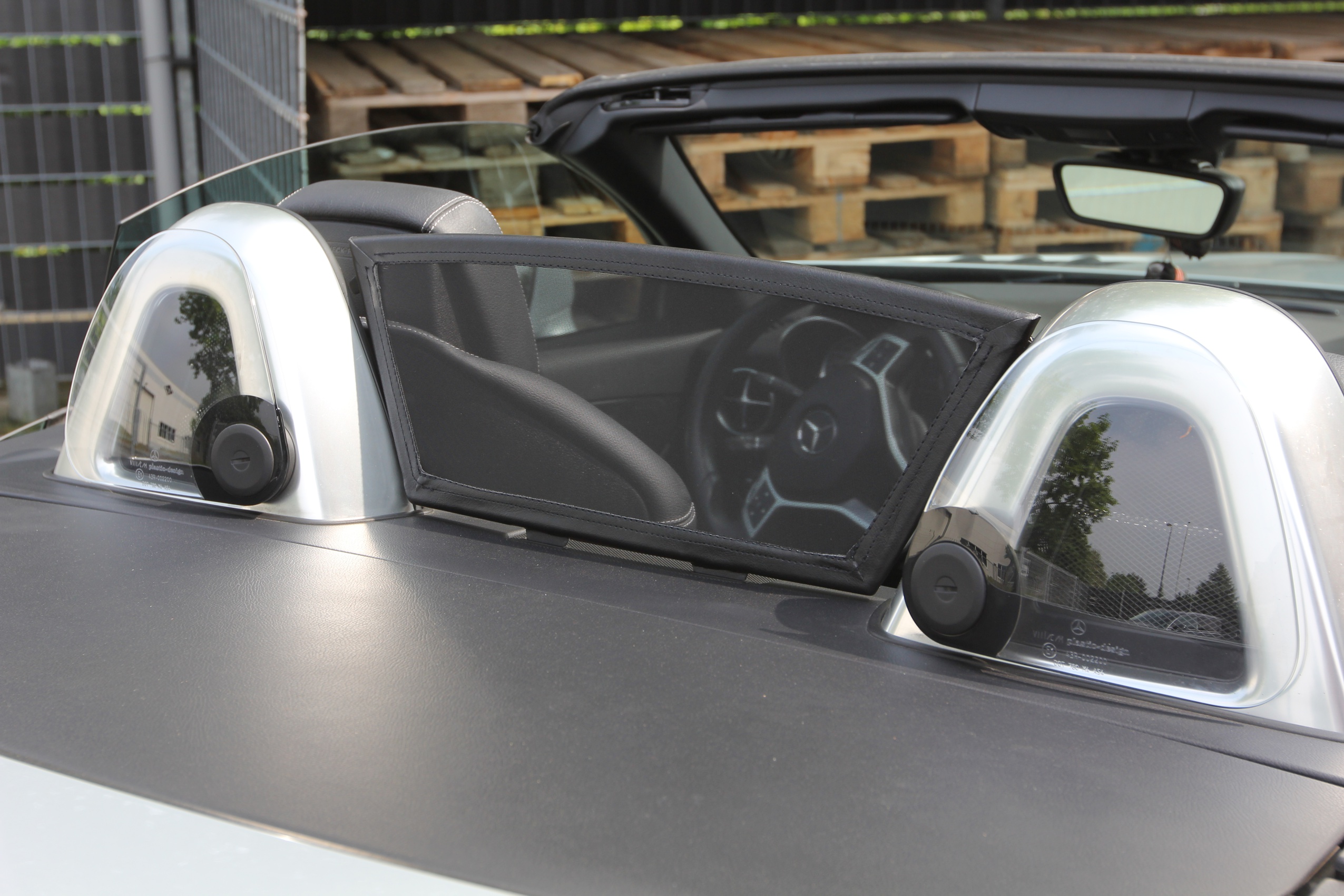 Airax deflettore del vento adatto per Mercedes-Benz SLK SLC R172 Cabrio  