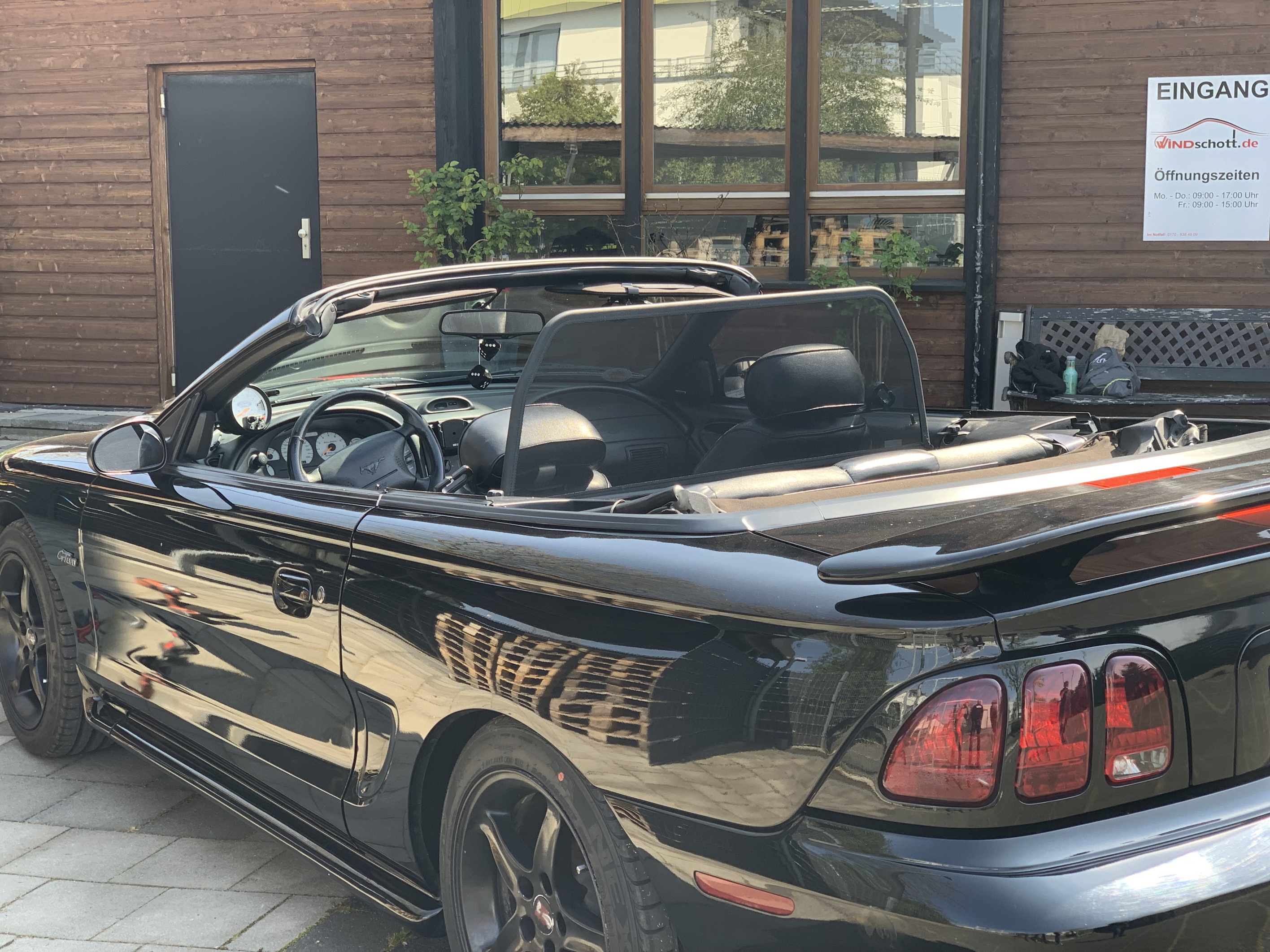 Airax deflettore del vento adatto per Ford Mustang IV Cabrio  