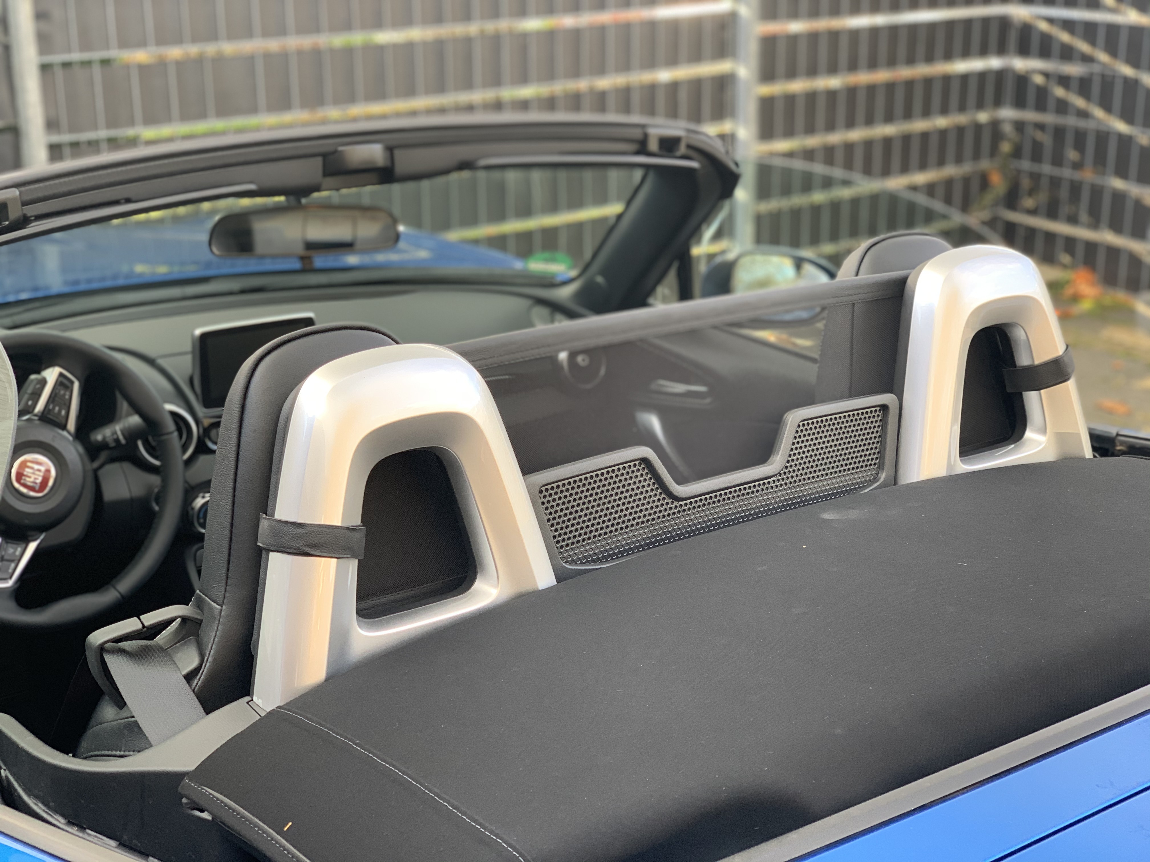 Airax deflettore del vento adatto per Fiat 124 Spider Roadster  