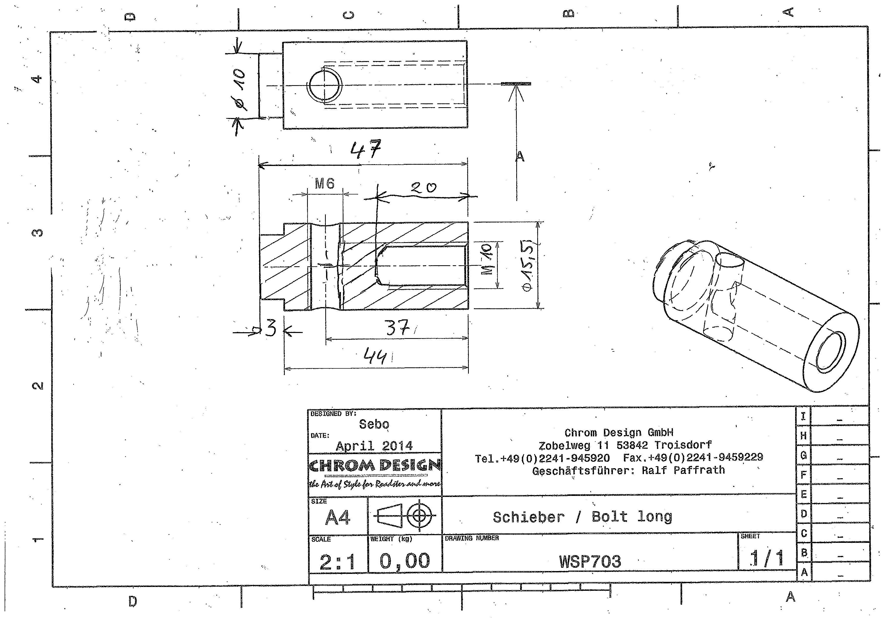 Suwak wykonany z aluminium mocowanie M10 2 sztuki