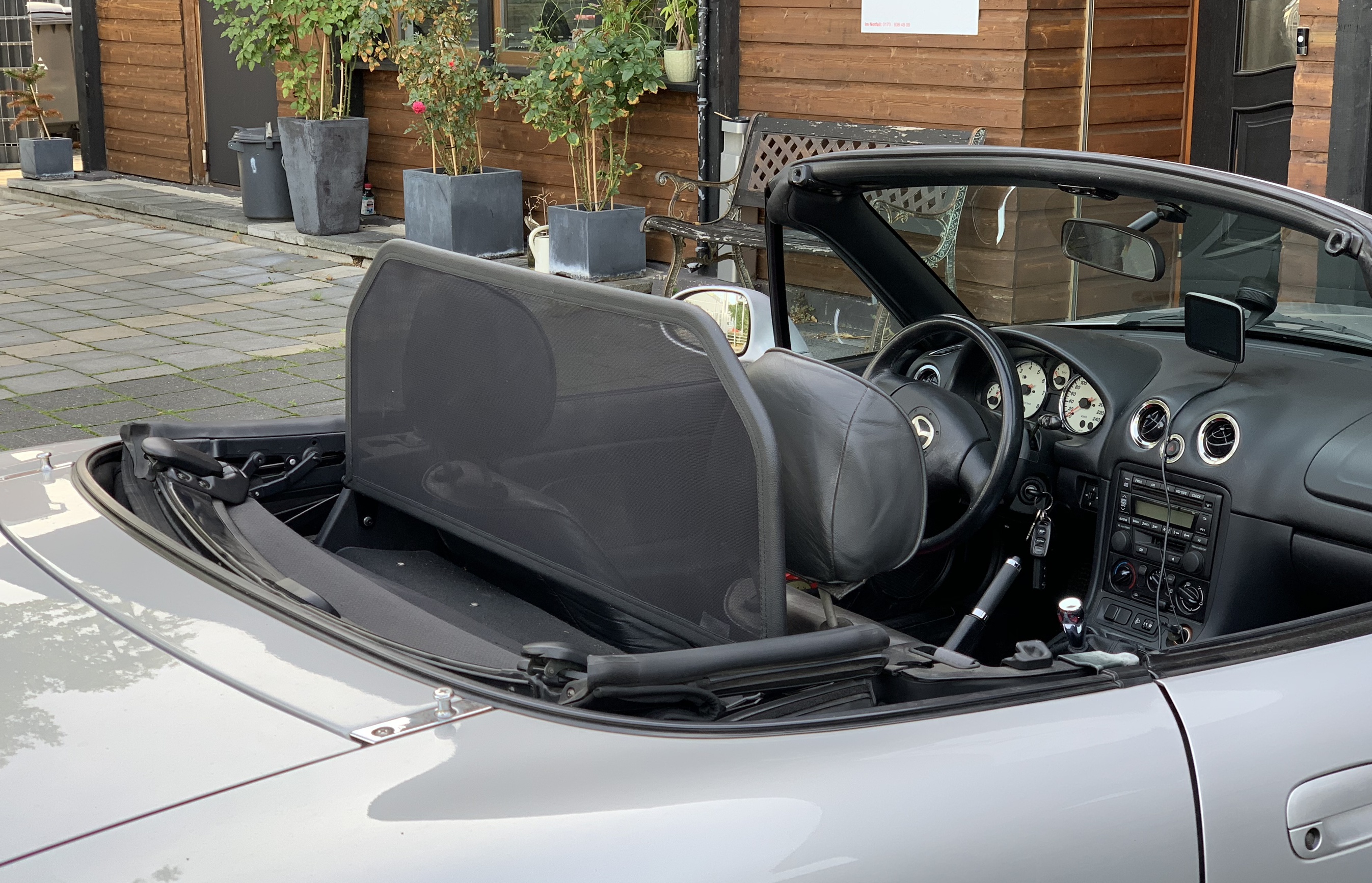 Airax wind deflector suitable for Mazda MX-5 MX5 Miata MK 1 MK 2 