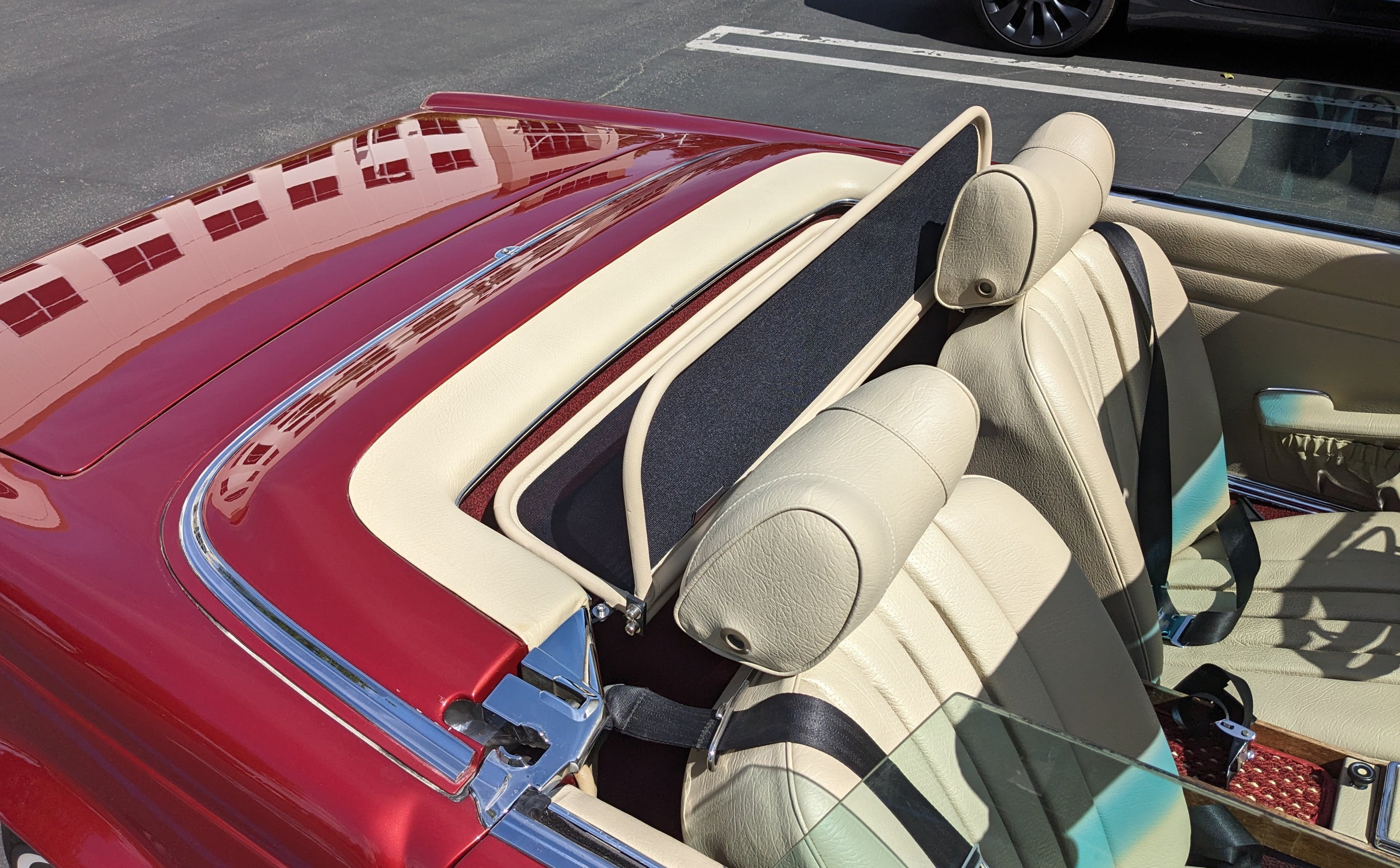 Airax windscherm Tint beige geschikt voor Mercedes SL W 113 Pagode