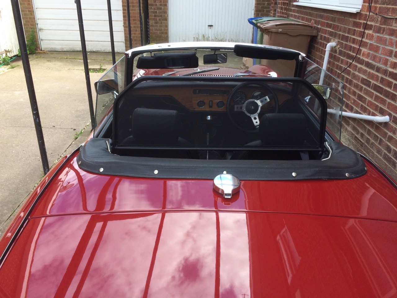 Airax deflector de viento adecuado para Triumph Spitfire  