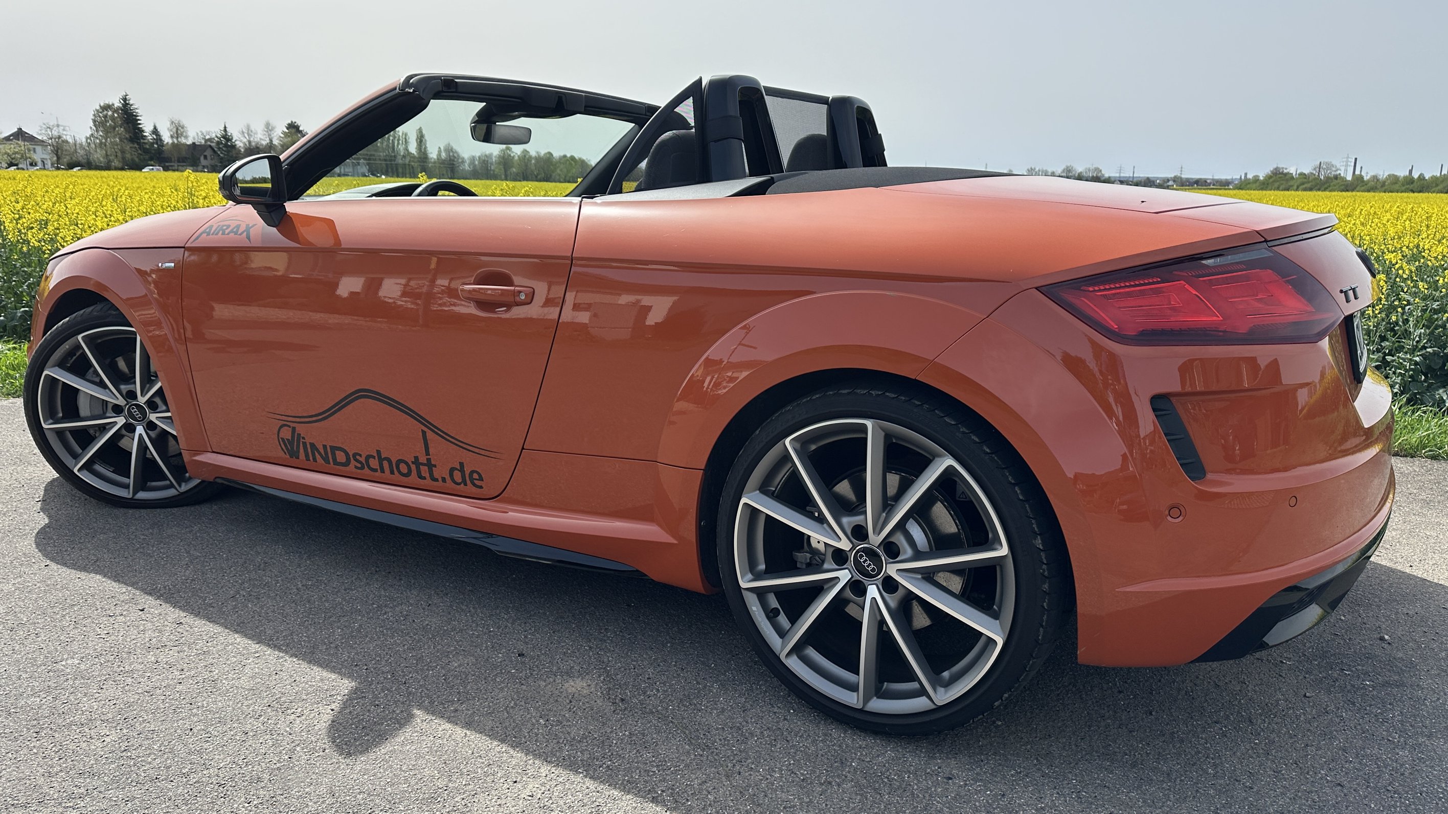 Airax windscherm geschikt voor Audi TT FV9 Roadster Cabrio  