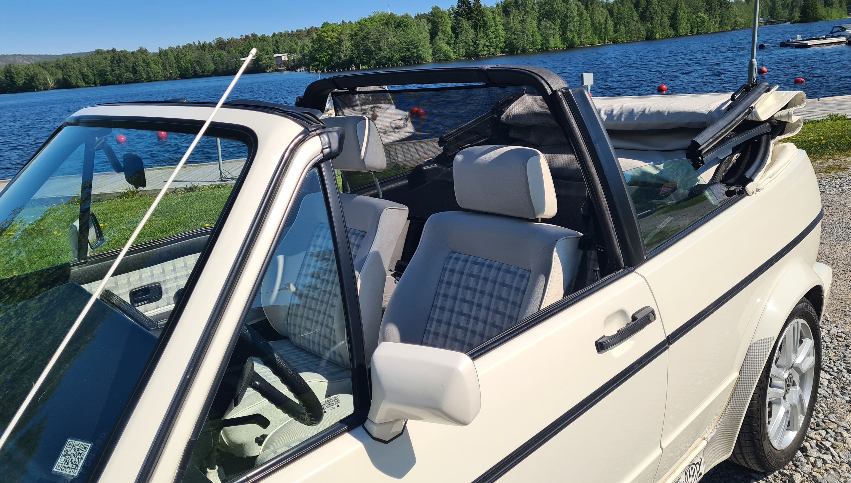 Airax deflettore del vento adatto per VW Golf I Cabrio