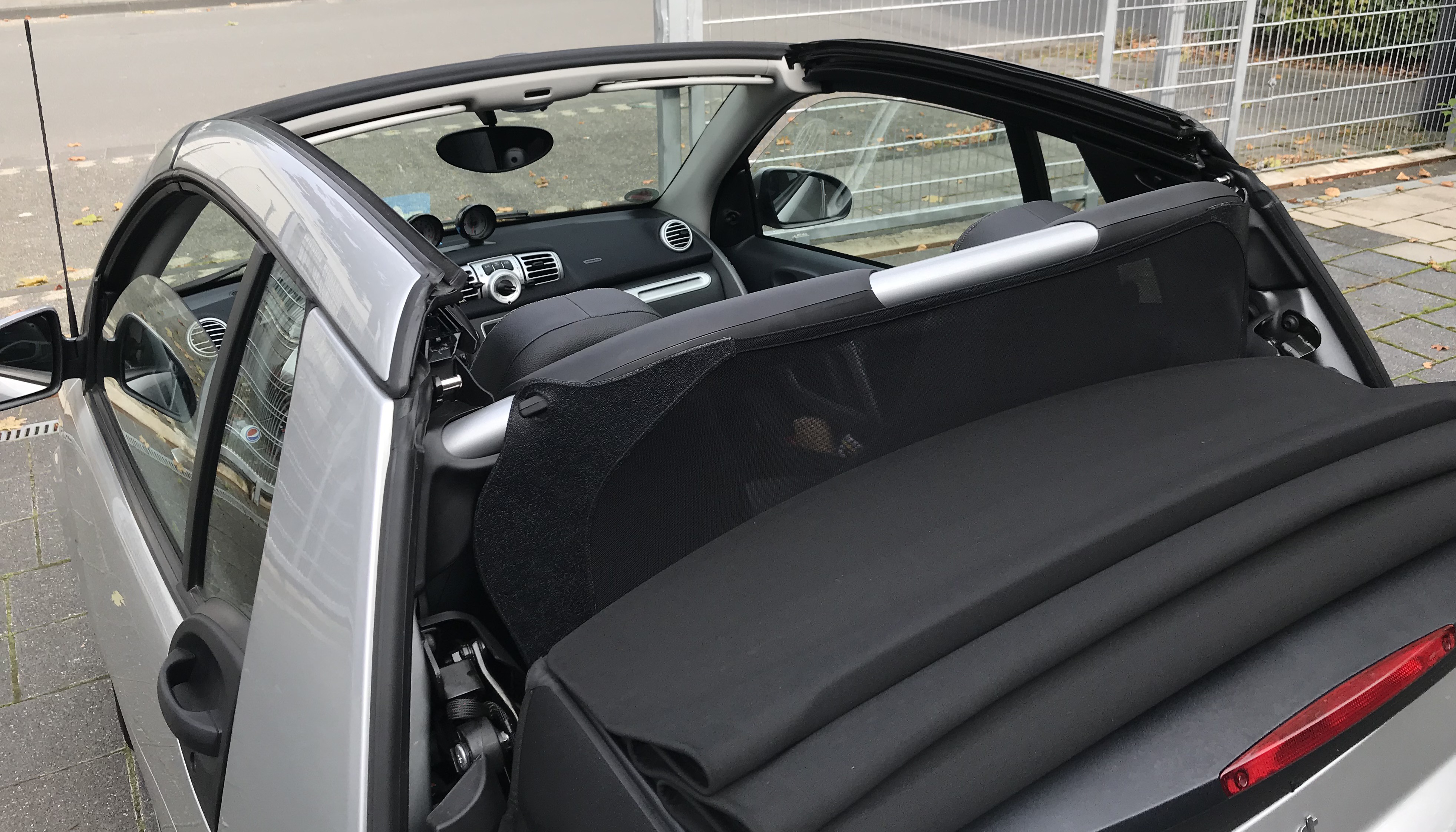 Airax wind deflector for Fortwo 451 Cabrio  