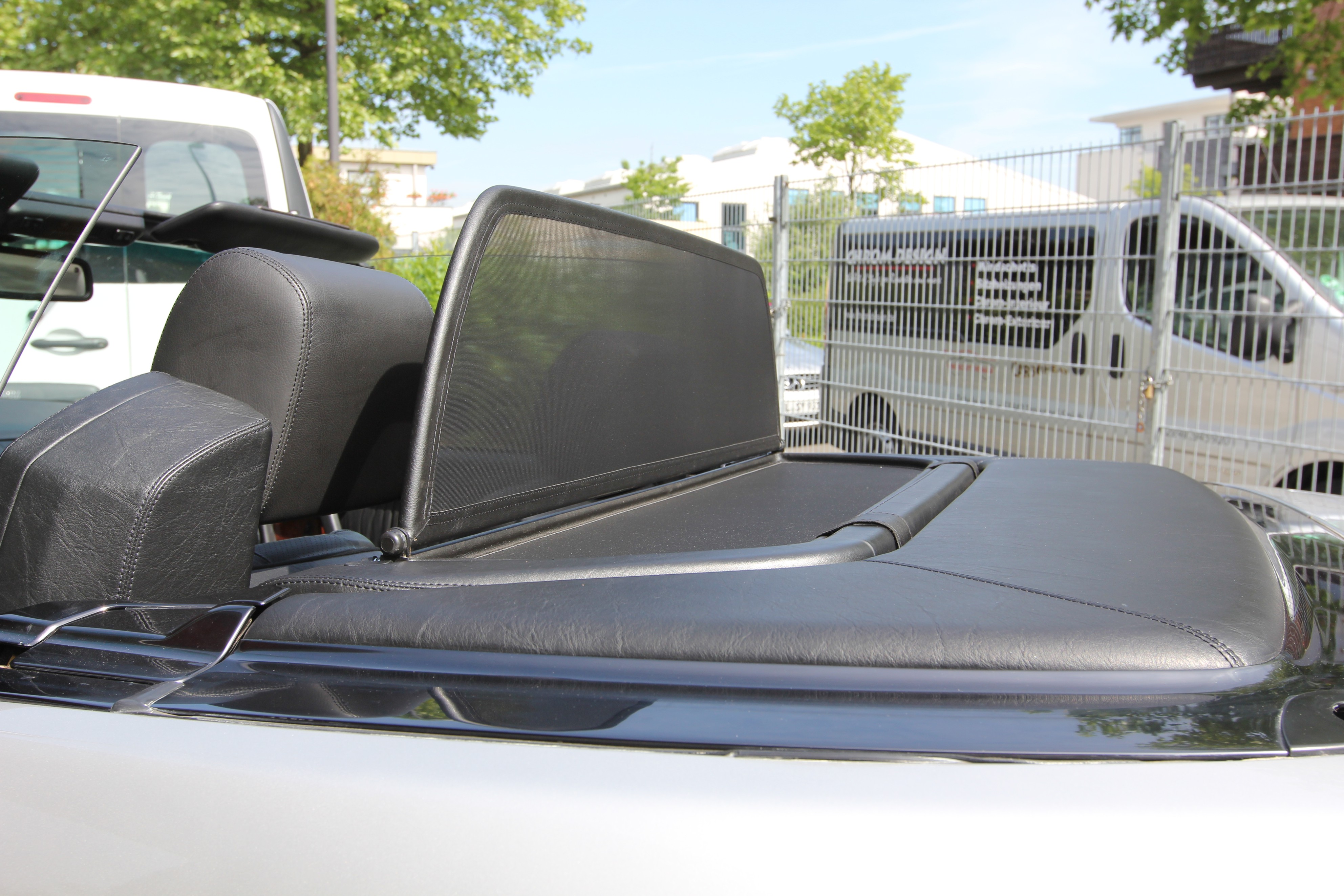 Airax deflettore del vento Tonalità grigia adatto per Mercedes Benz SL R129 