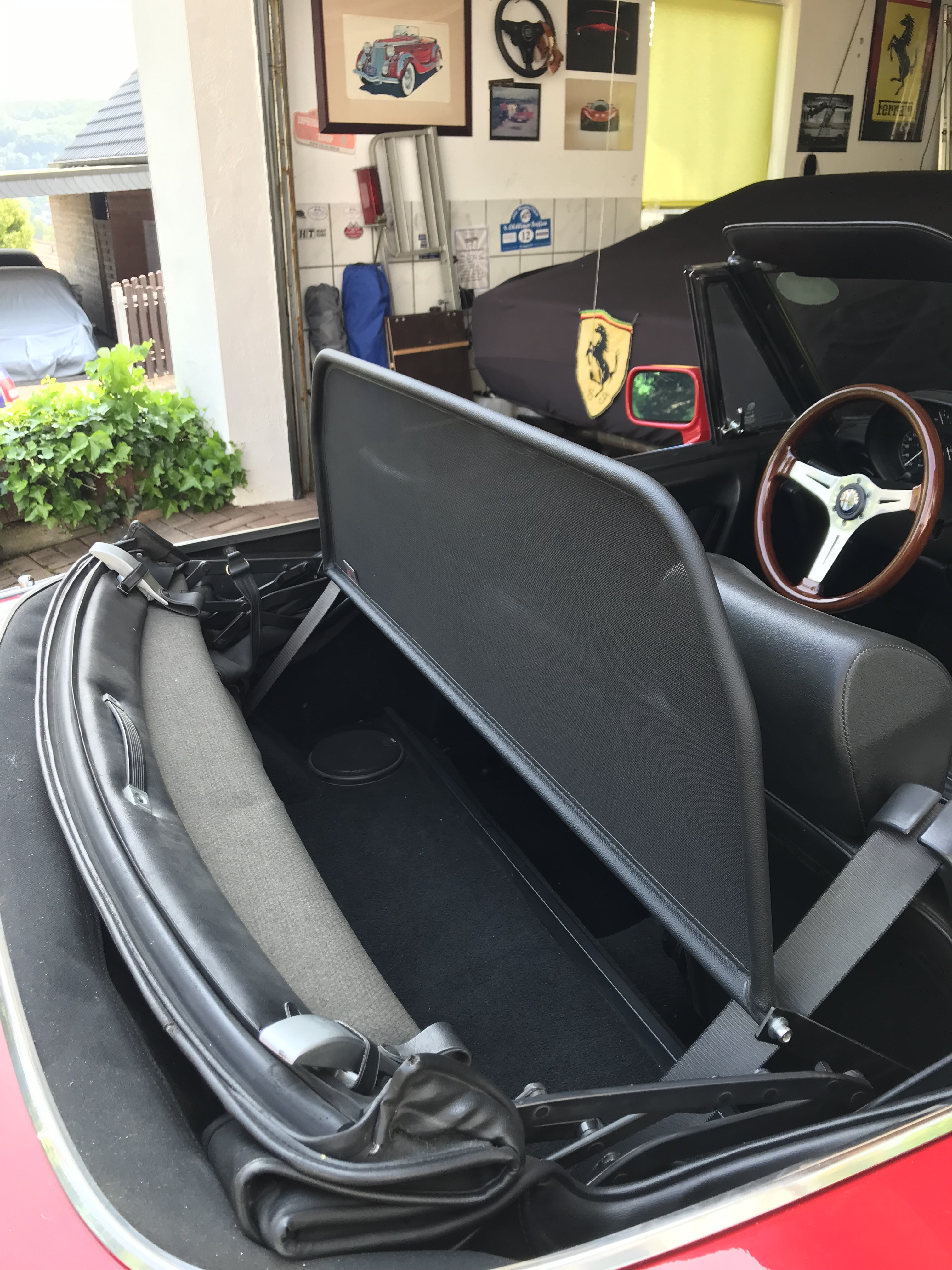 AIRAX Windschott für Alfa Romeo Fastback Spider 115 mit Tasche