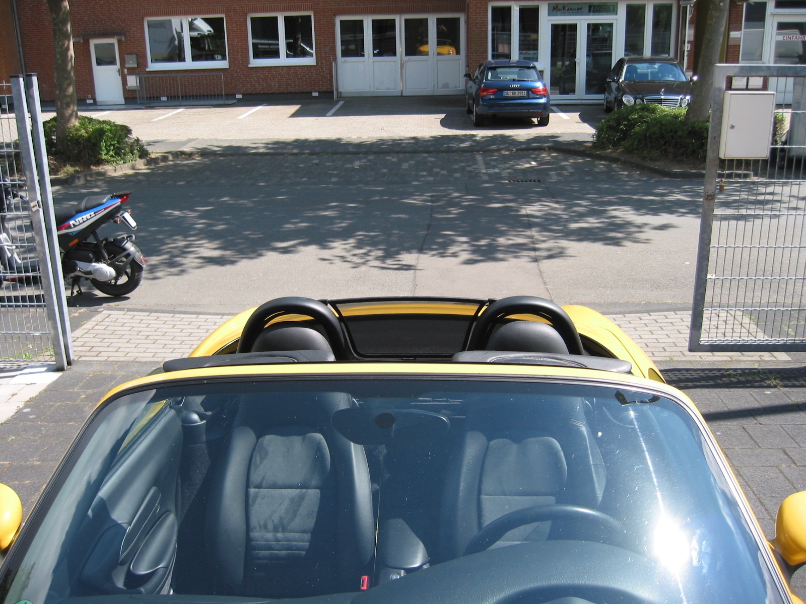 Airax wind deflector suitable for Porsche Boxster Typ 986 