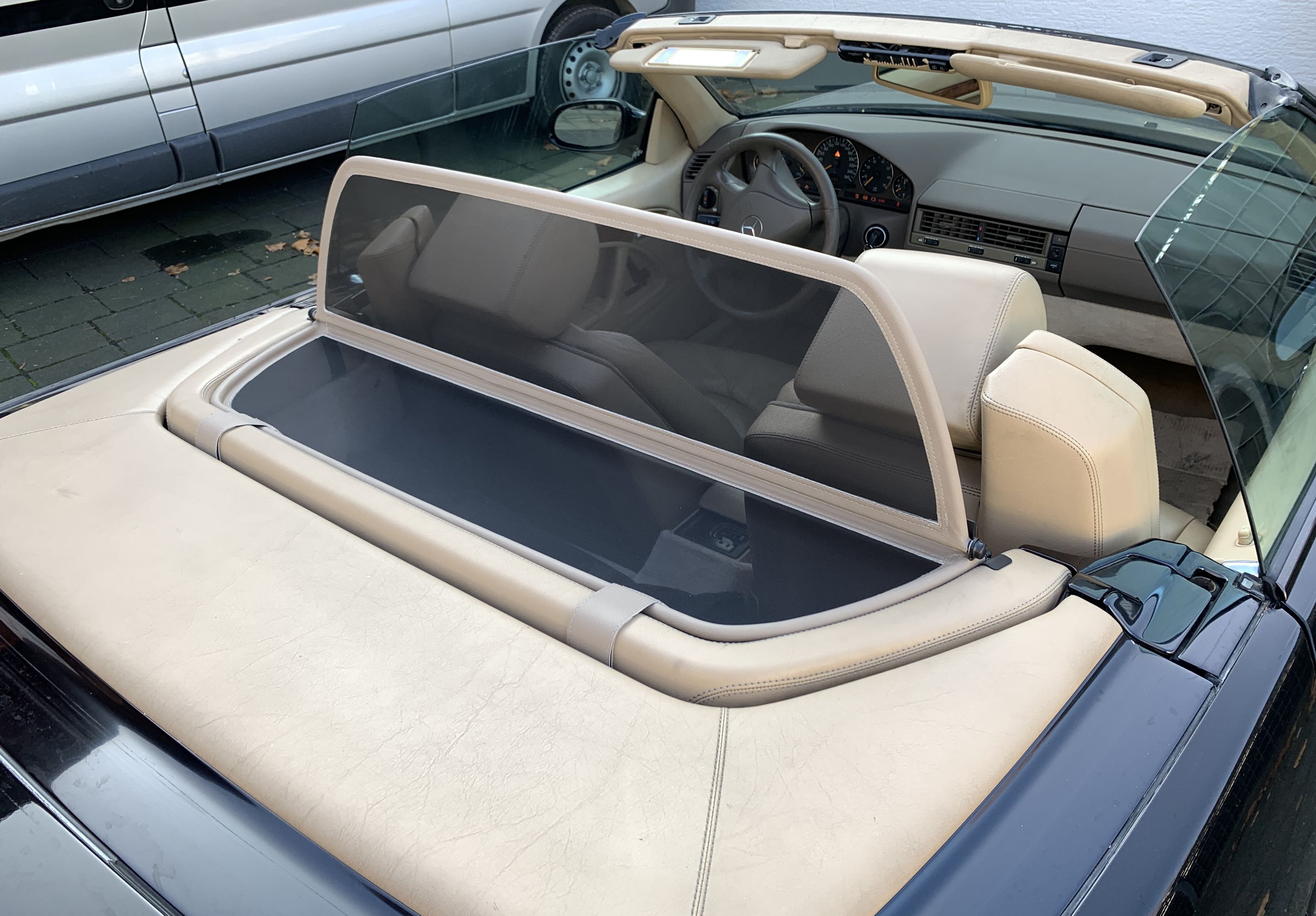 AIRAX Windschott für Mercedes SL R 129 in beige