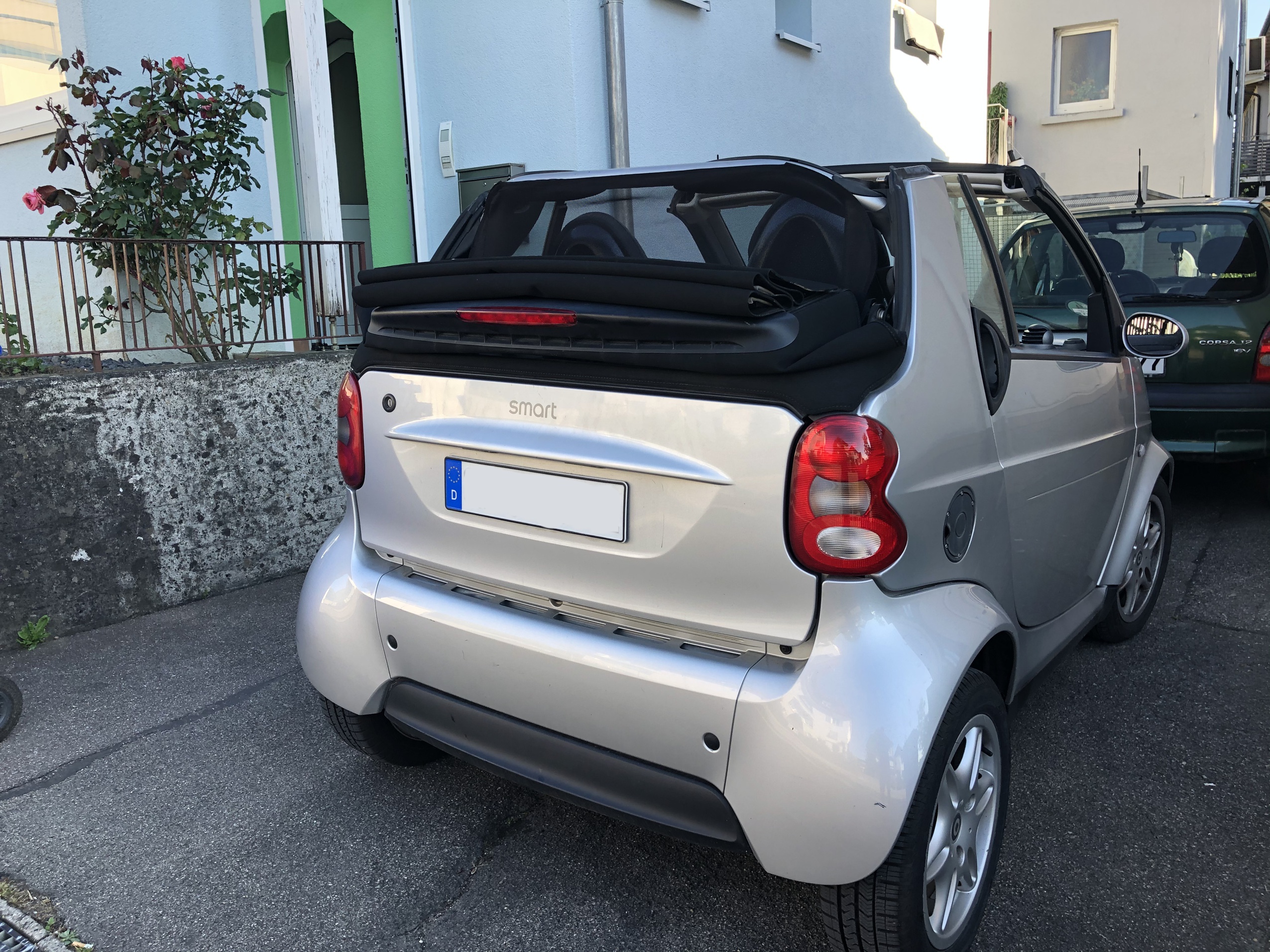 Airax deflector de viento adecuado para Smart Fortwo 450 Cabrio  