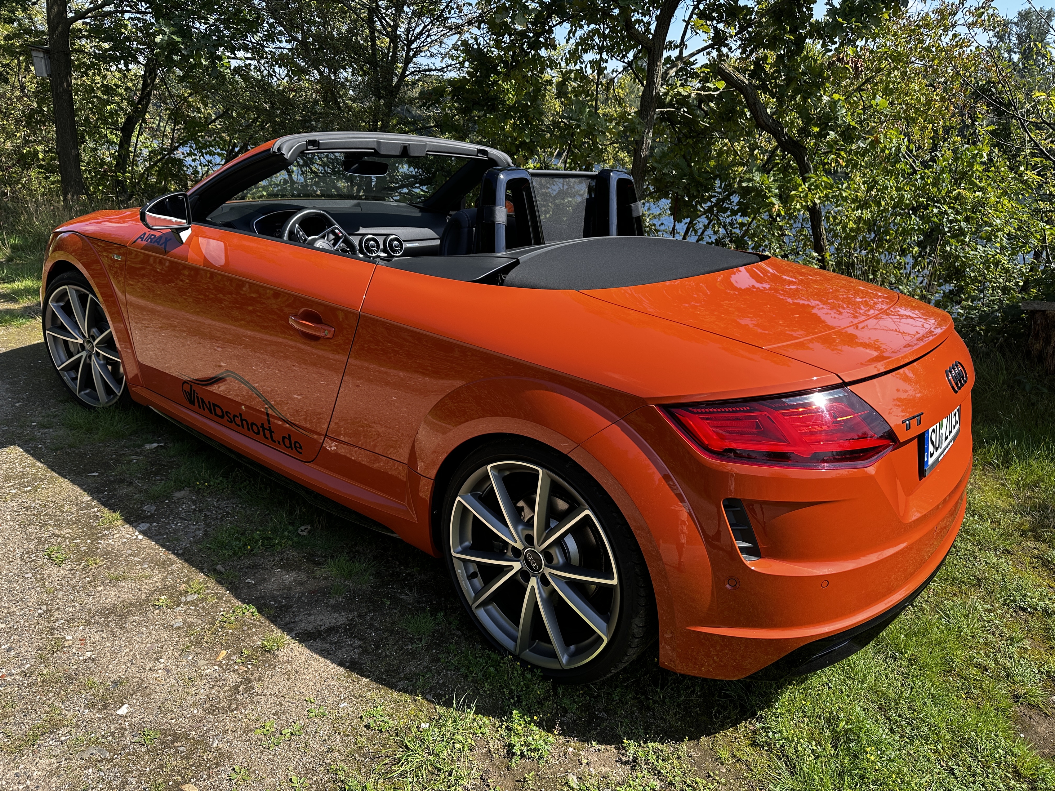 Airax deflettore del vento adatto per Audi TT FV9 Roadster Cabrio  