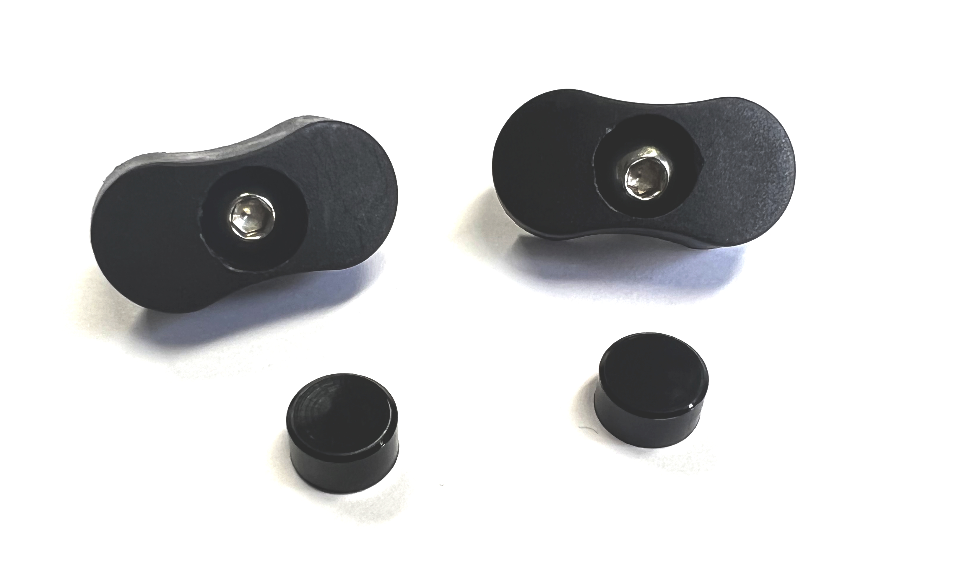 Plastic slider button 2 pieces