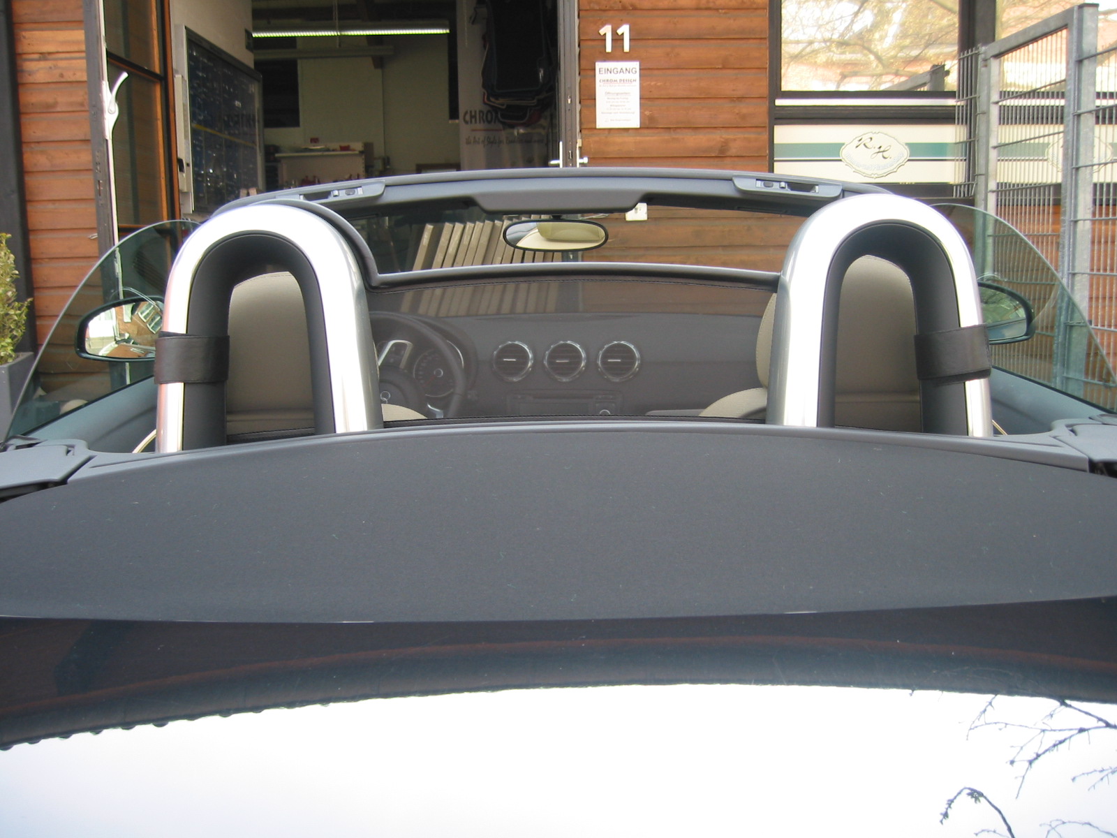 Airax deflector de viento adecuado para AUDI TT 8N Roadster