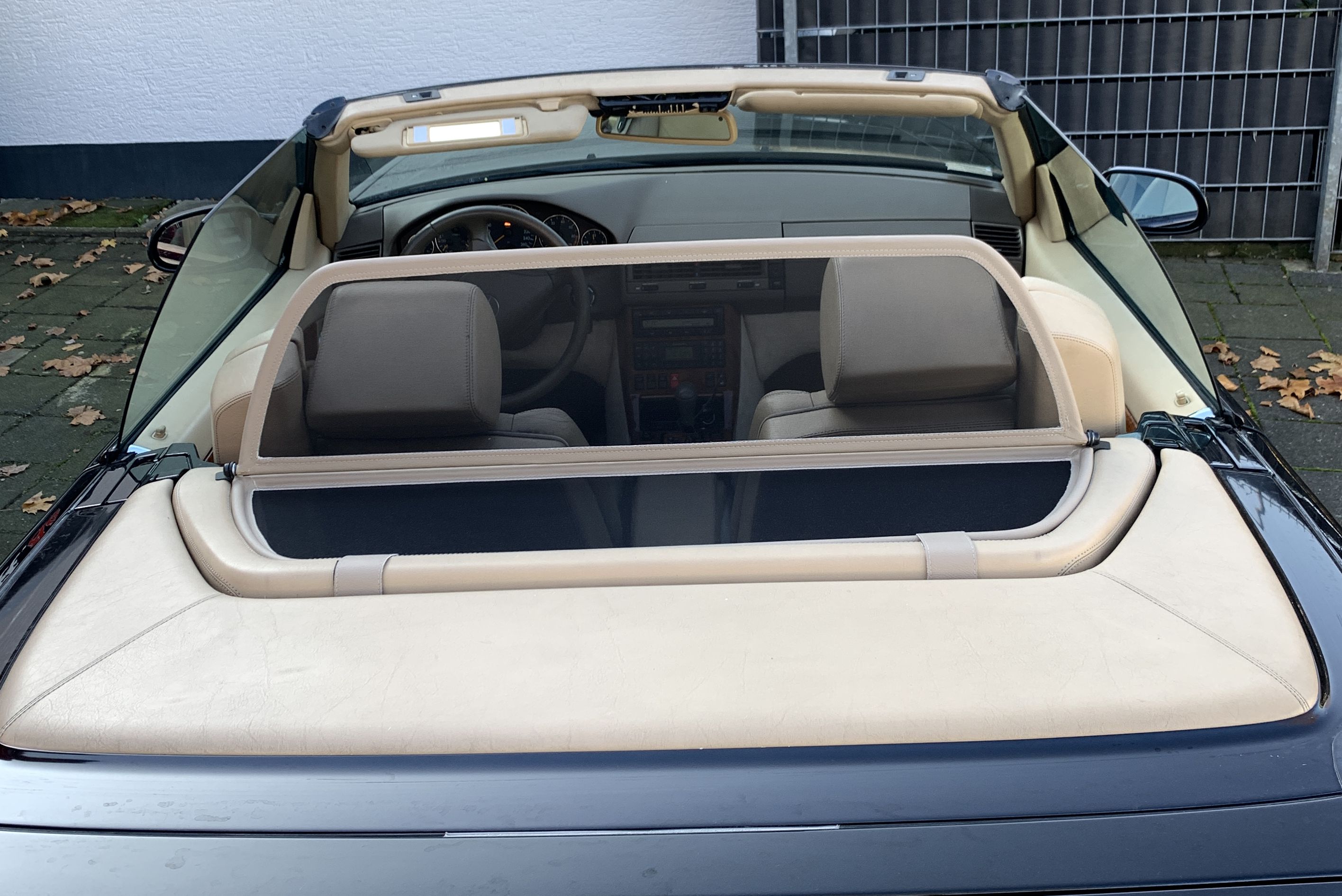 Airax wind deflector Hue tan suitable for Mercedes Benz SL R129 